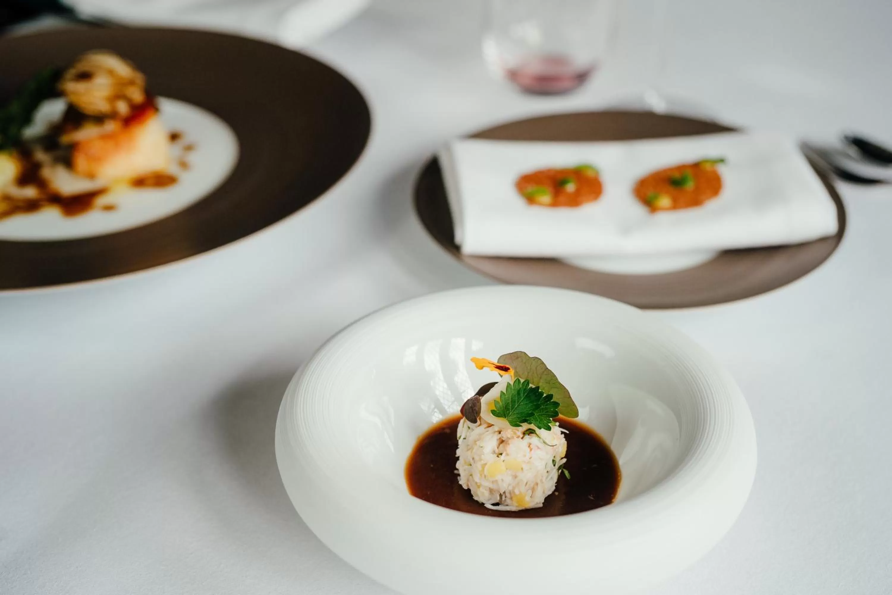 Food close-up in Pennyhill Park Hotel and Spa