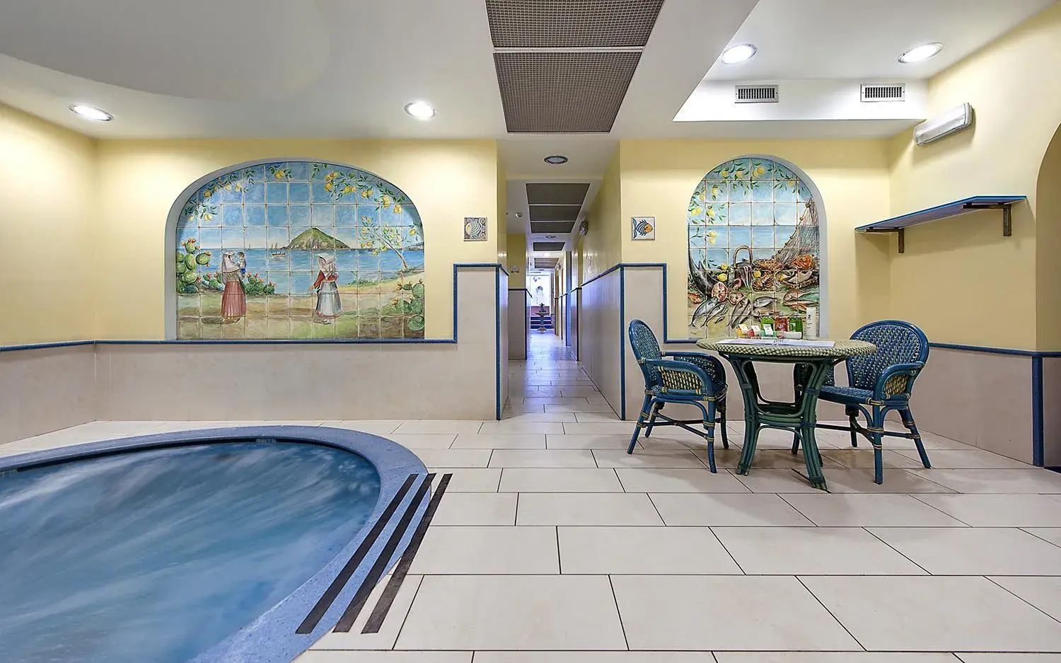 Steam room, Swimming Pool in Hotel Royal Terme