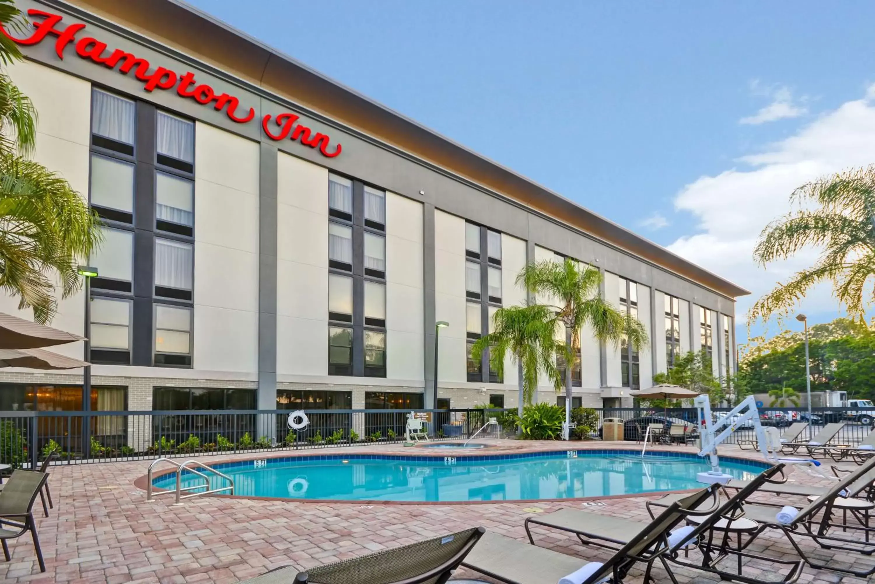 Pool view, Property Building in Hampton Inn Sarasota I-75 Bee Ridge