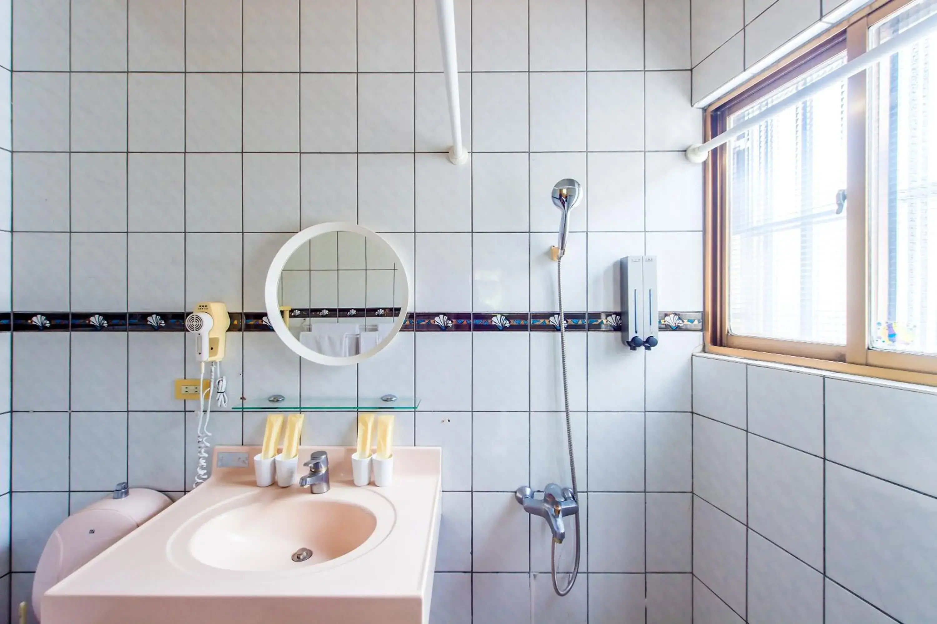 Shower, Bathroom in Ju jiu House