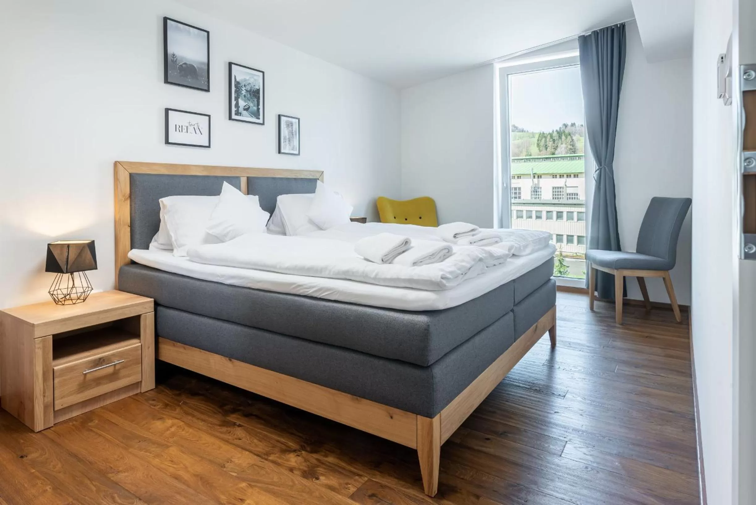 Bedroom, Bed in Resort Vrchlabí