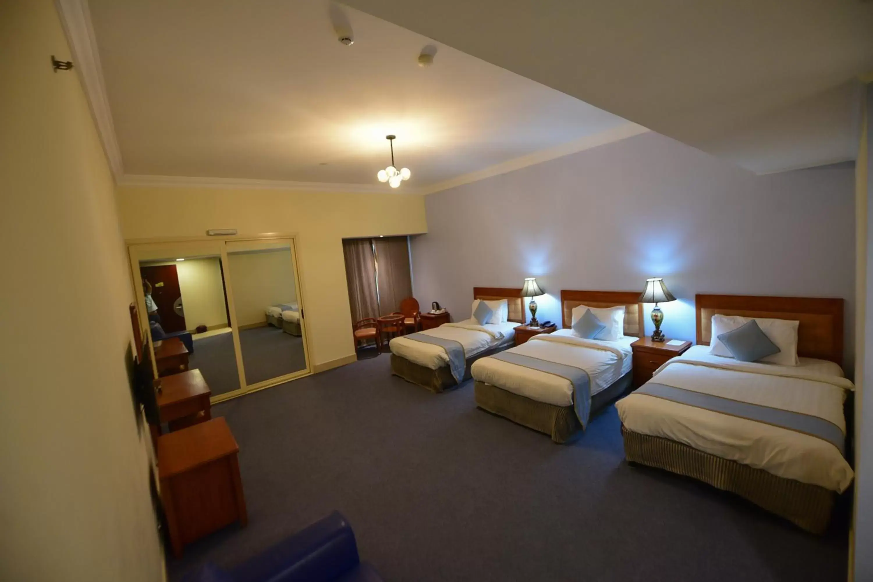 Bed in Grand Safir Hotel
