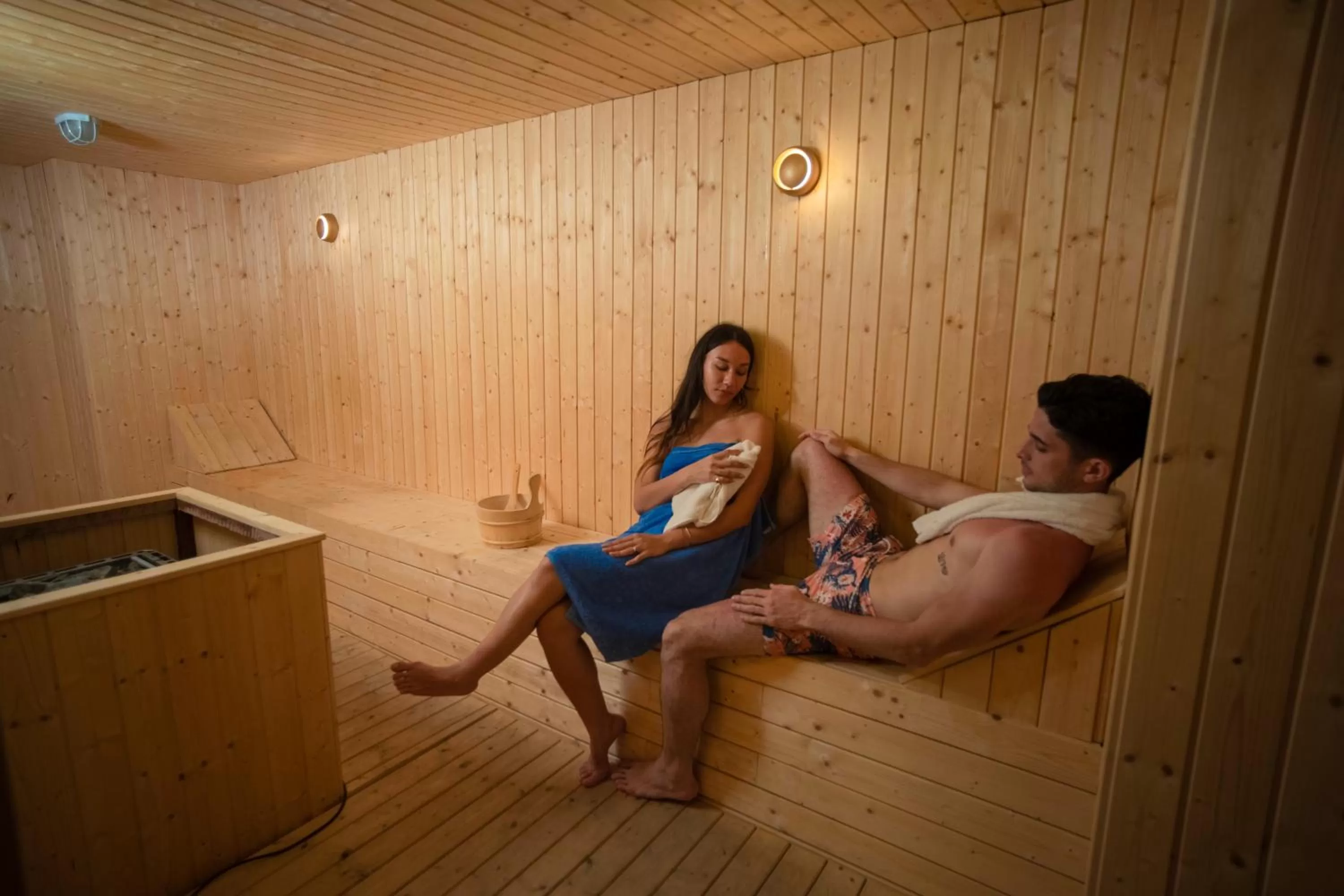 Sauna in HM Grand Central Hotel