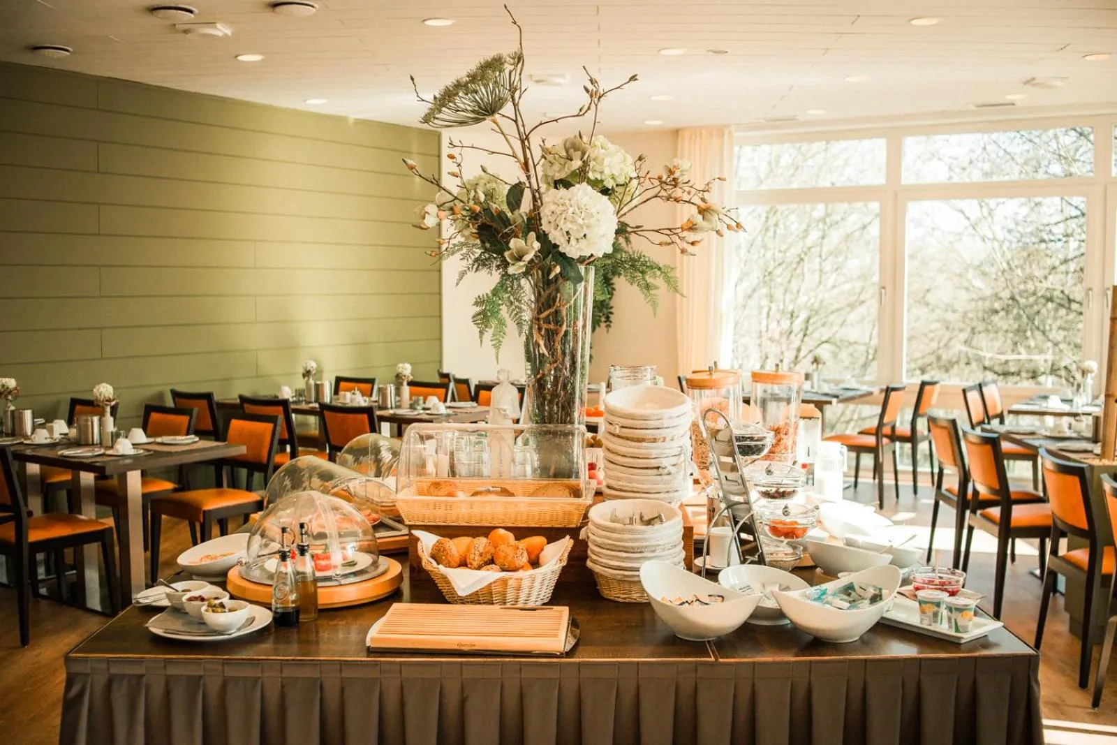 Buffet breakfast in Hotel Engel