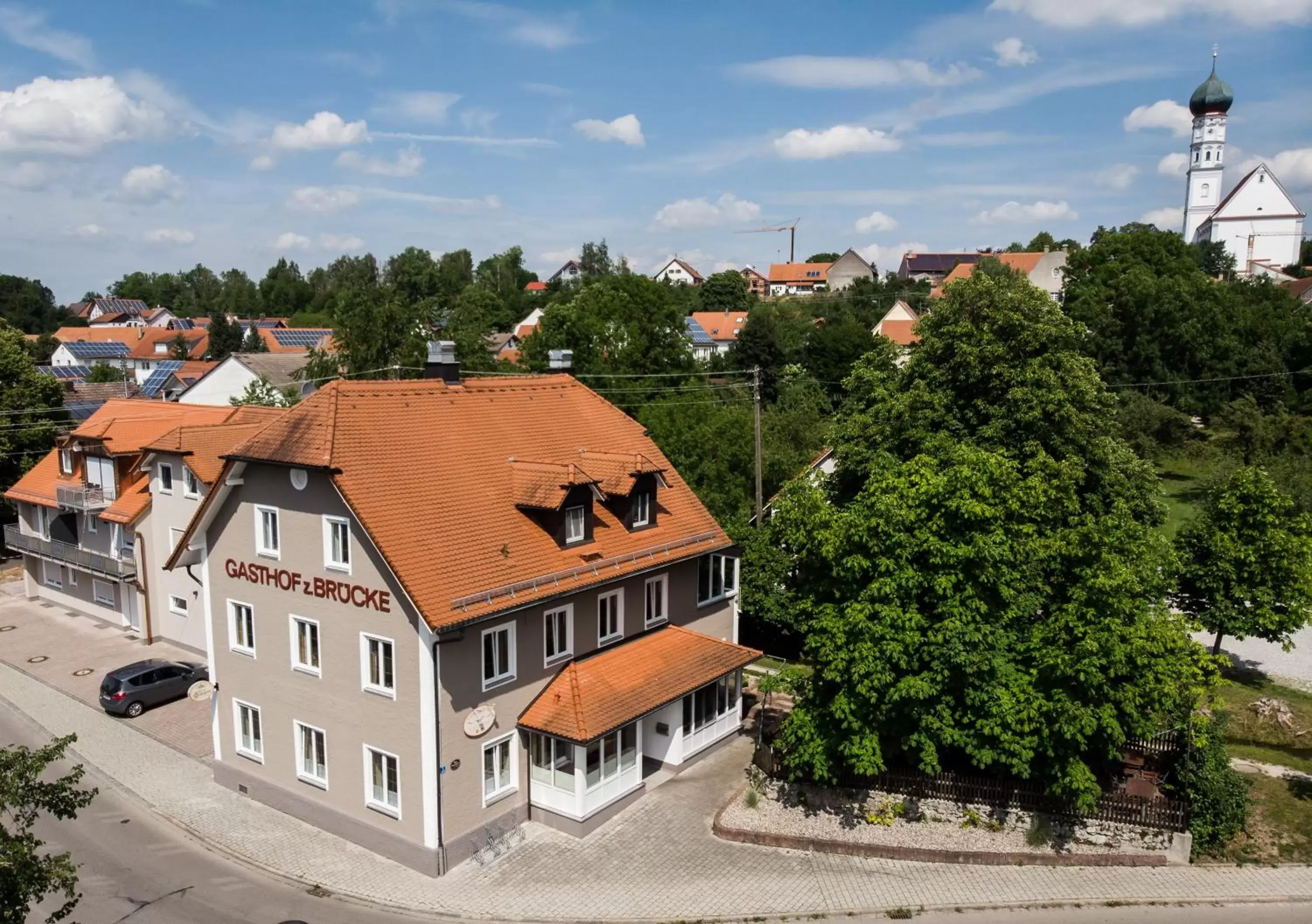 Bird's eye view, Bird's-eye View in Gasthof zur Brücke