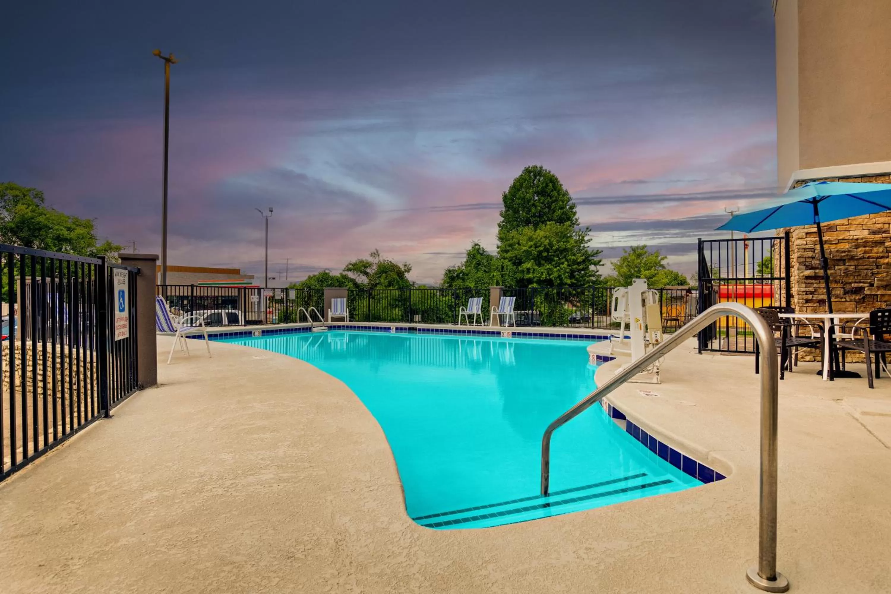 Swimming pool in Holiday Inn Express Nashville W-I40 by IHG
