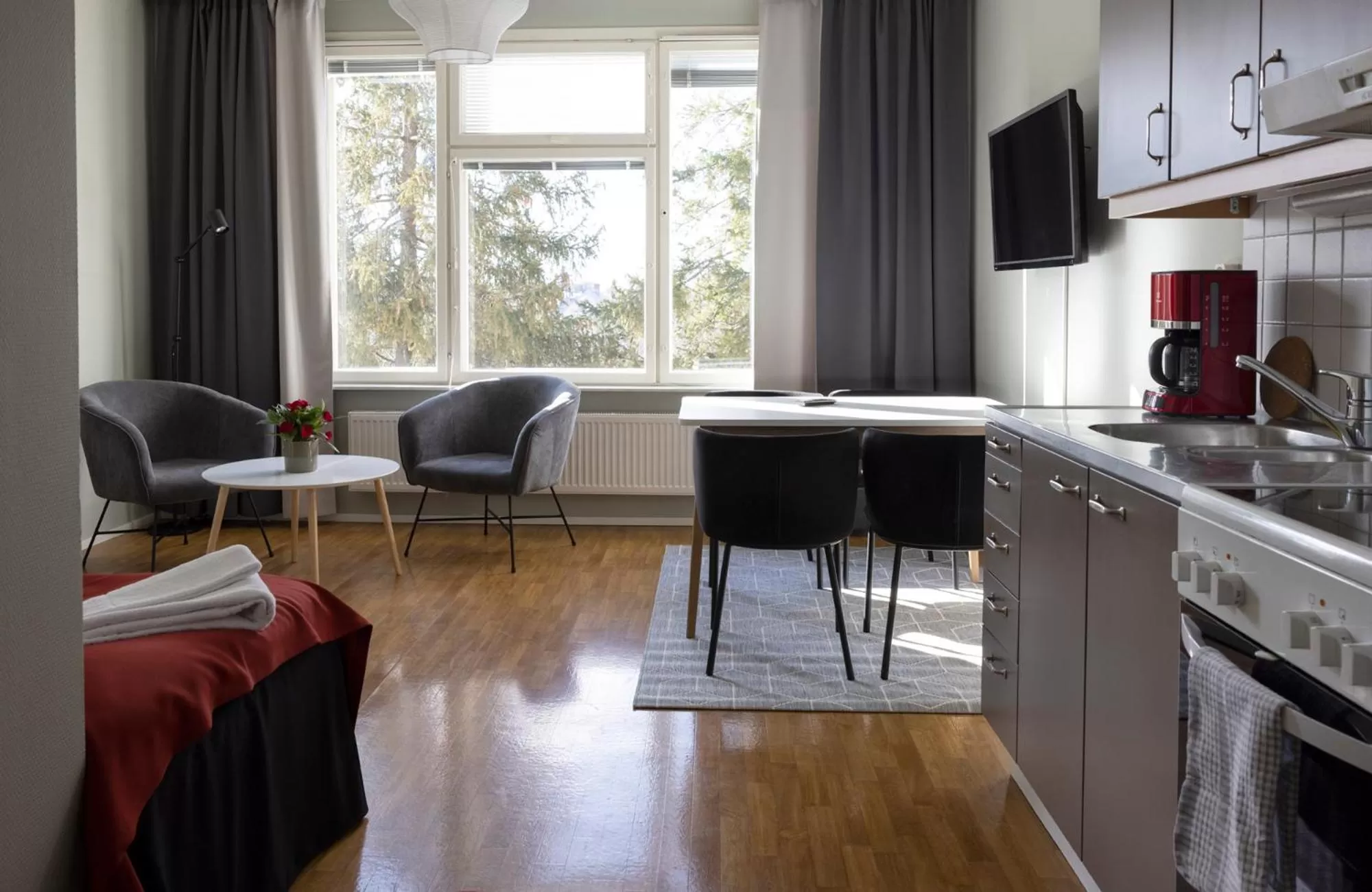 Living room in Strandnäs Hotell