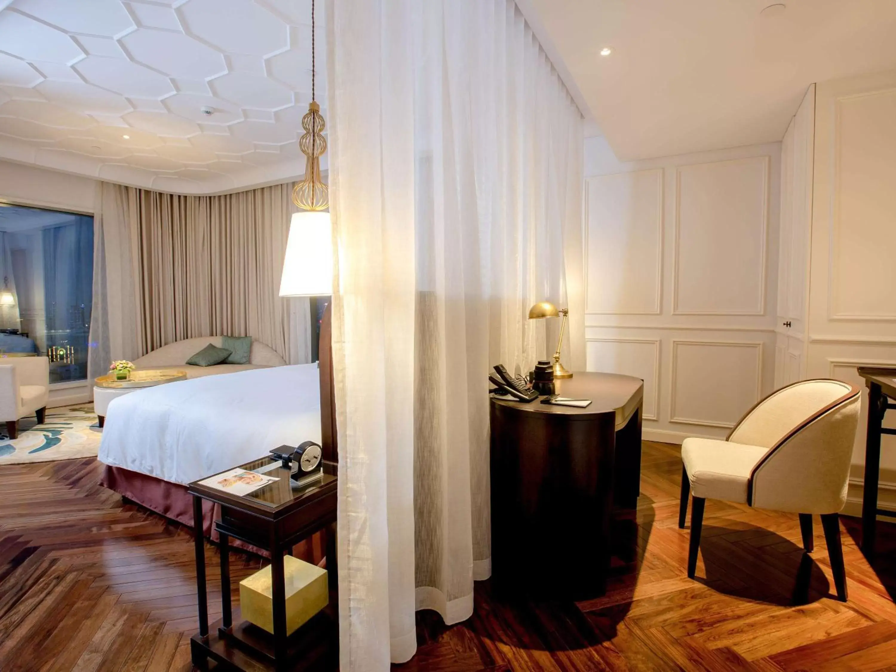 Photo of the whole room, Bed in Hotel Des Arts Saigon Mgallery Collection