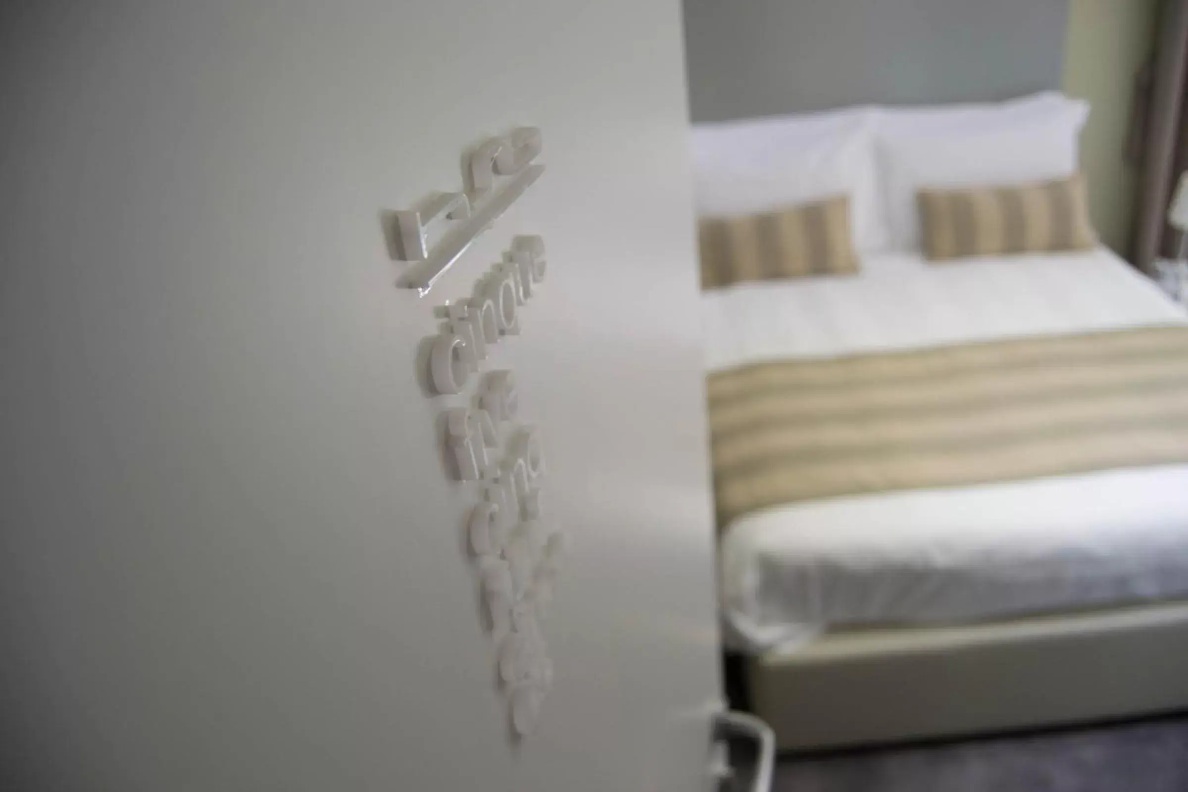Decorative detail, Bed in Hotel Santa Brigida