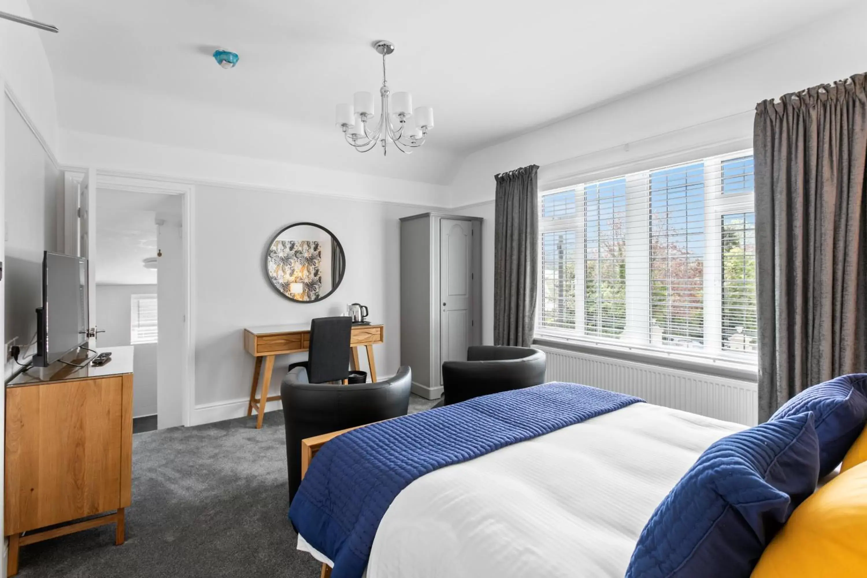 Bedroom in Stover Lodge