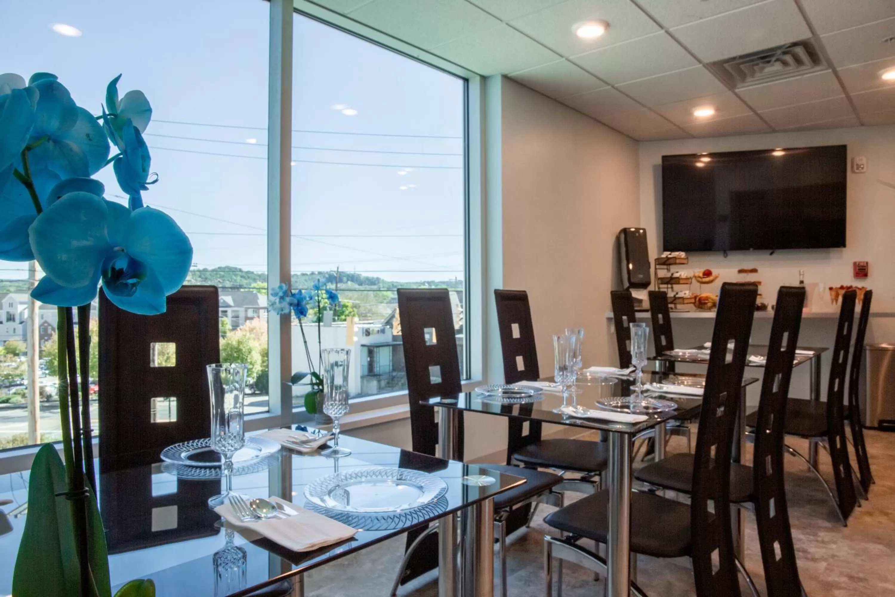 Dining area in Athens Central Hotel