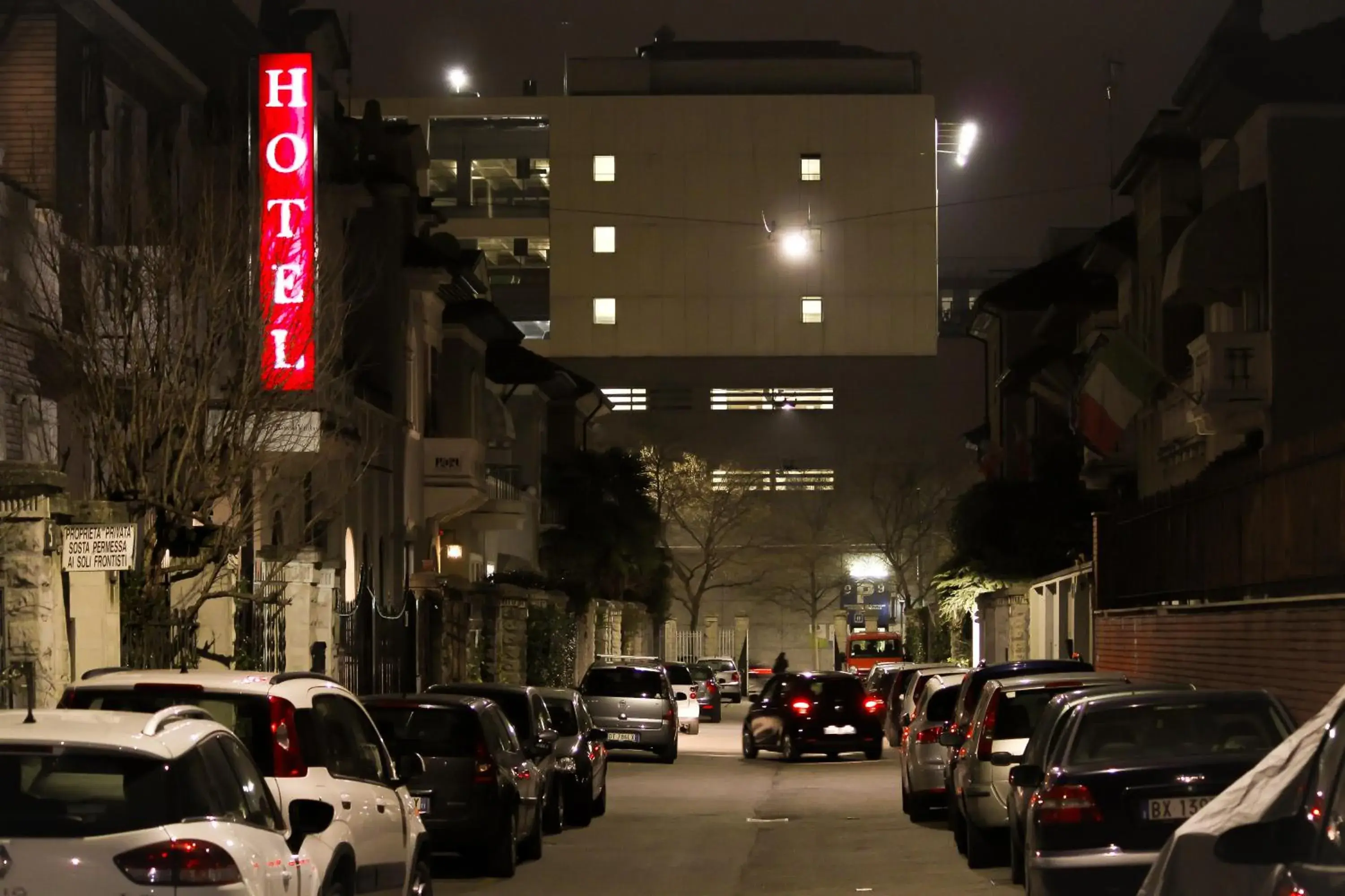 Street view in Hotel RossoVino Milano