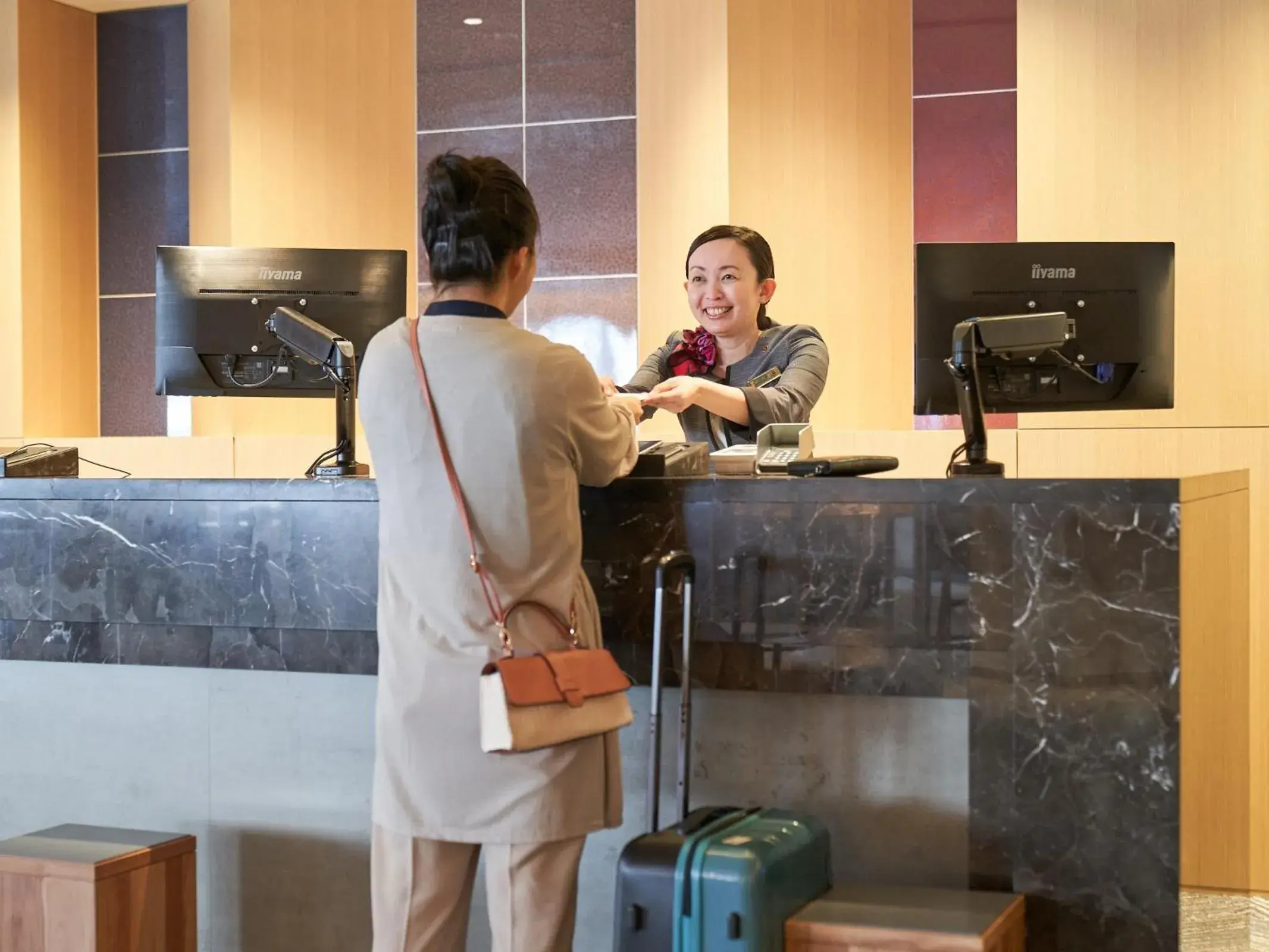 Lobby or reception in Richmond Hotel Aomori