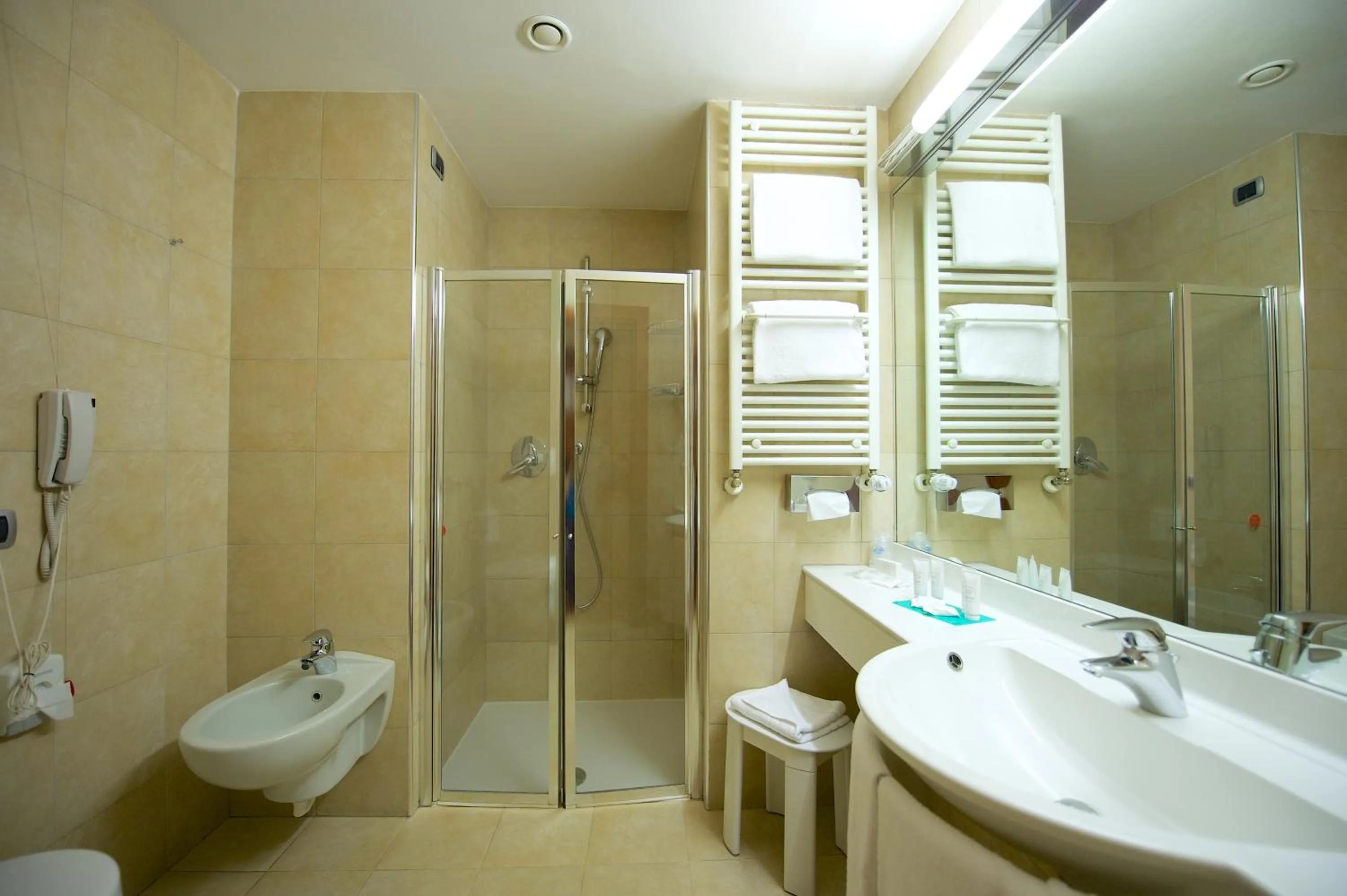 Shower in Best Western Crystal Palace Hotel