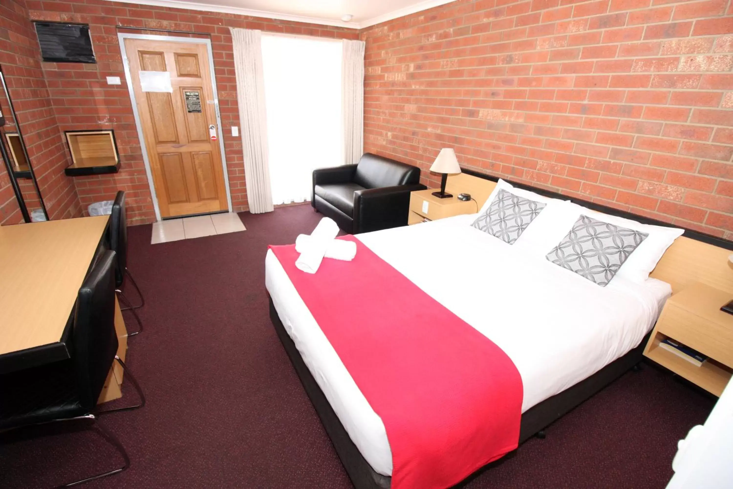 Bed in Pevensey Motor Lodge