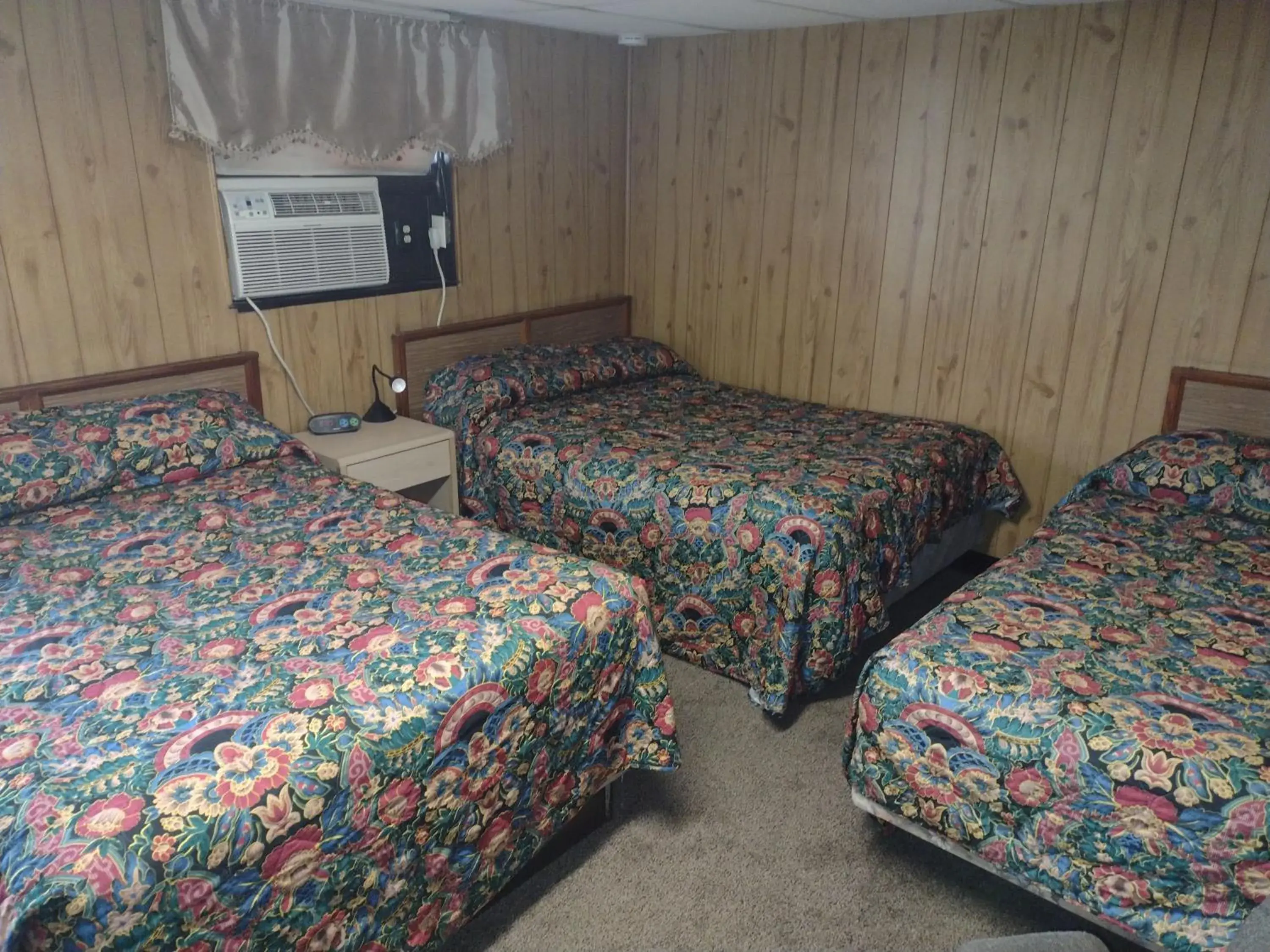 Bed in Davis Motel