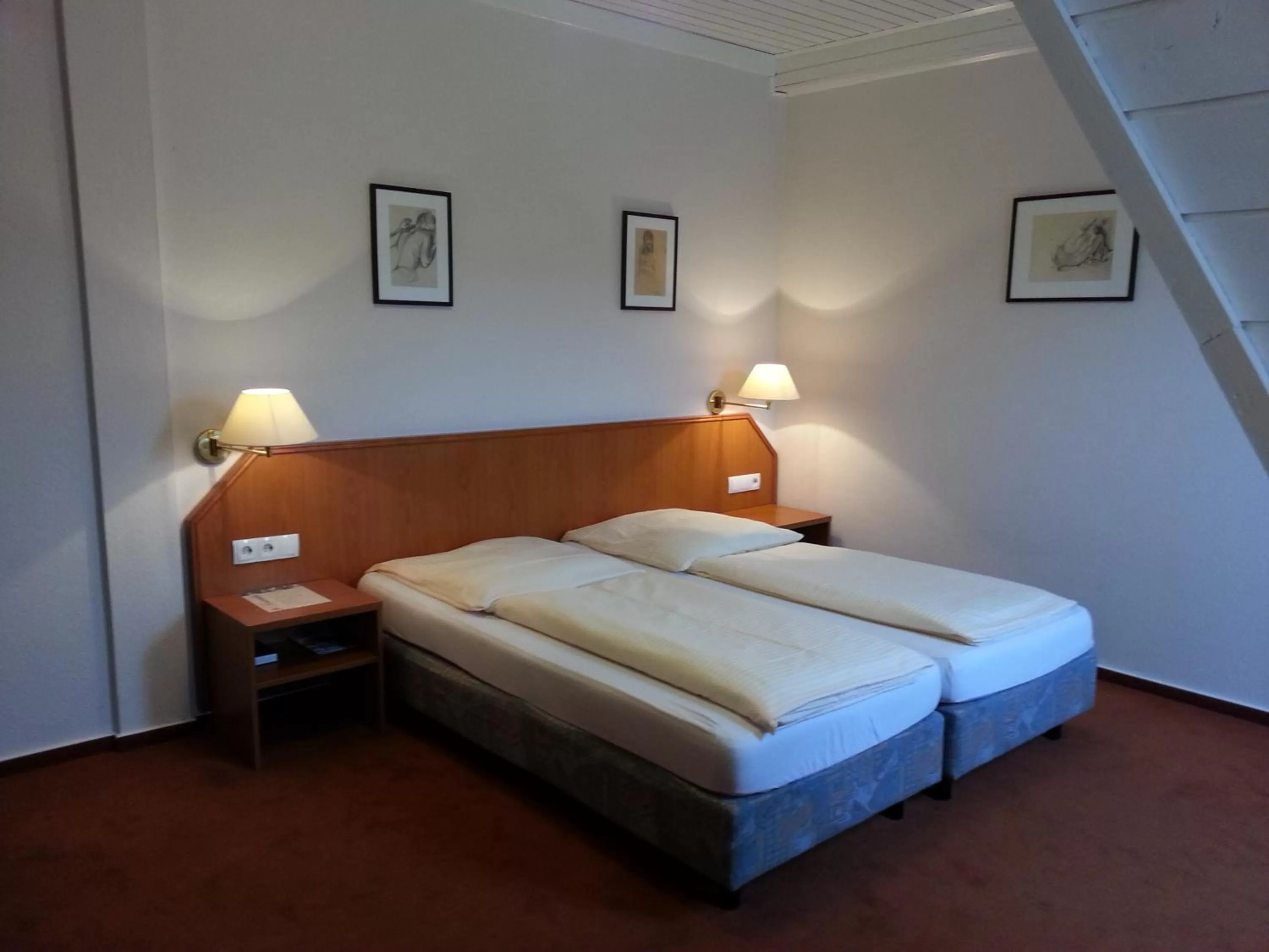 Bed in Hotel Restaurant Klostermühle