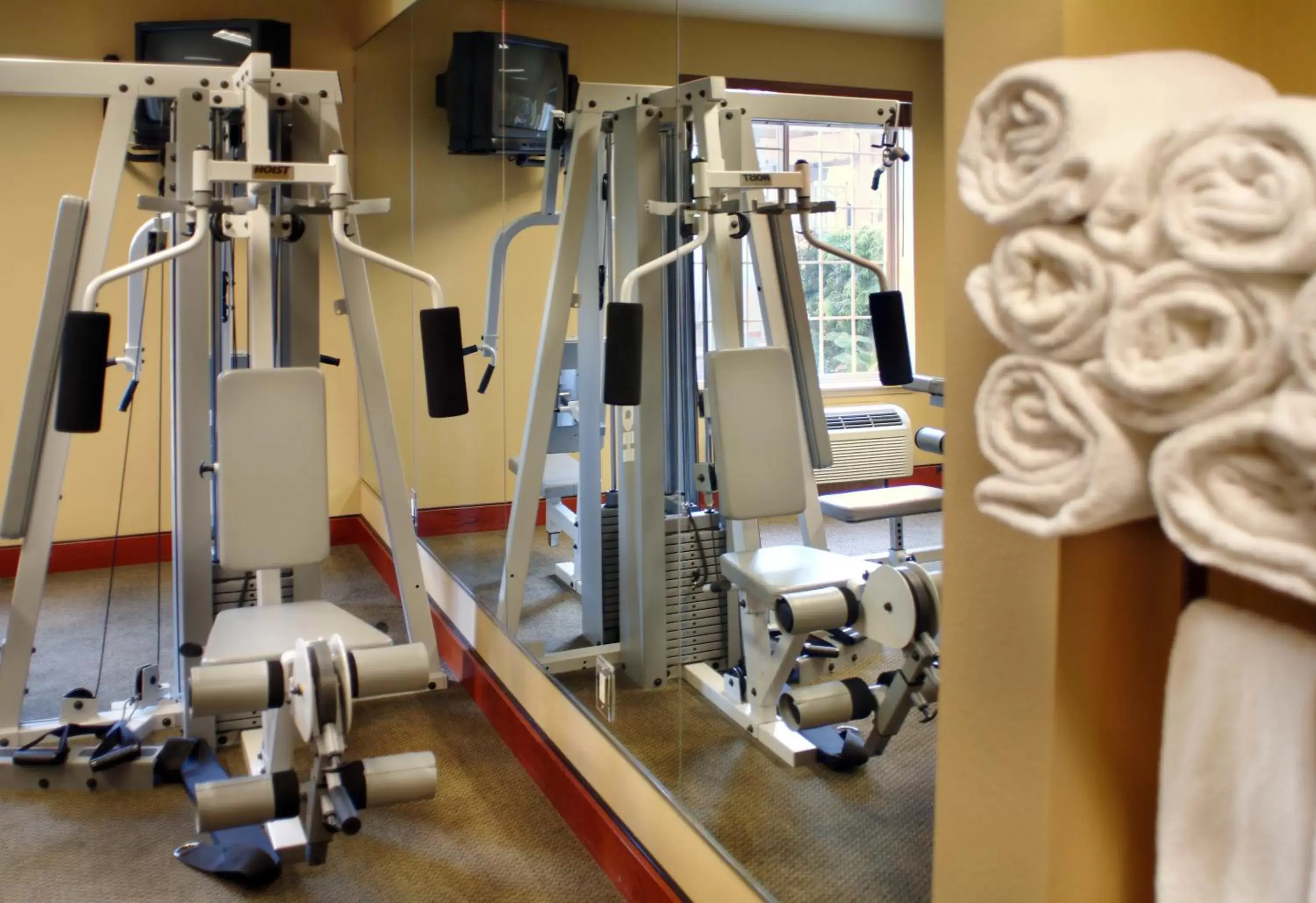 Fitness centre/facilities, Fitness Center/Facilities in Larkspur Landing Sacramento-An All-Suite Hotel