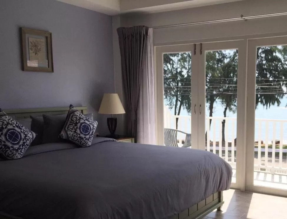 Bed in BC Summer Beach