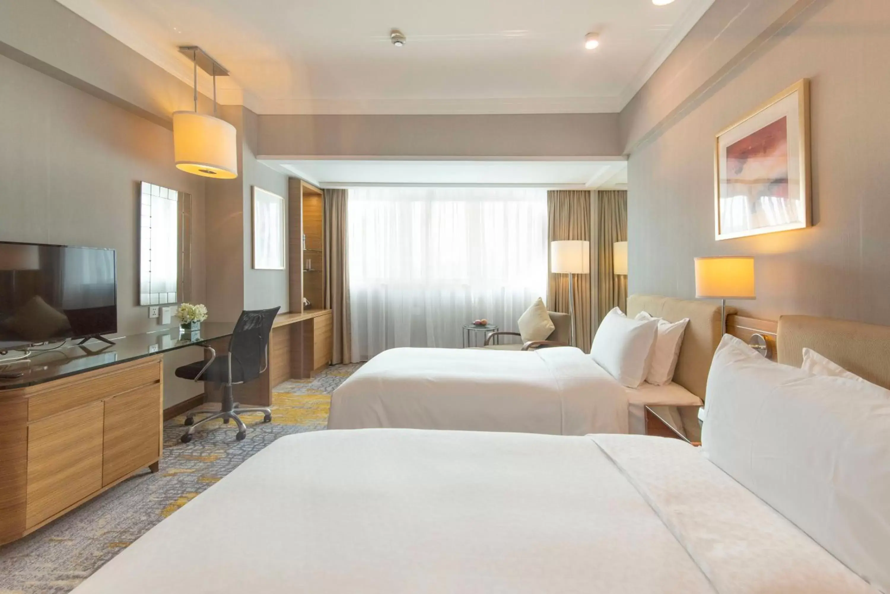 Bedroom, Bed in Four Points by Sheraton Shanghai, Pudong