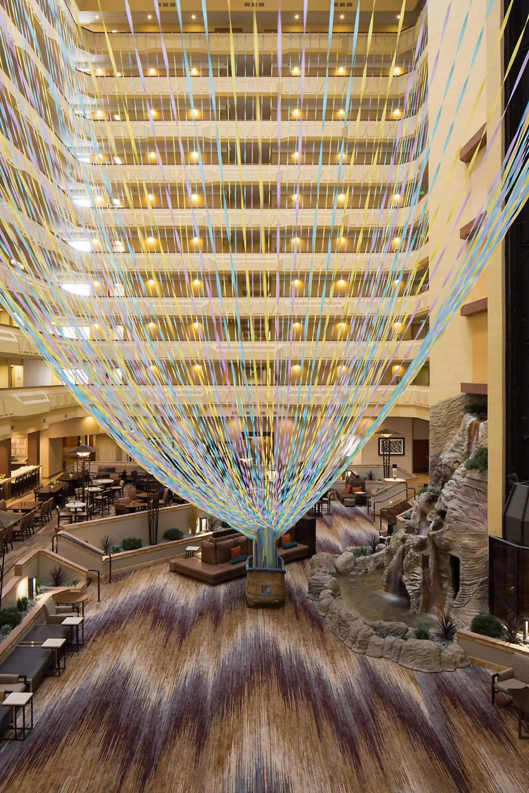 Lobby or reception in Albuquerque Marriott Pyramid North