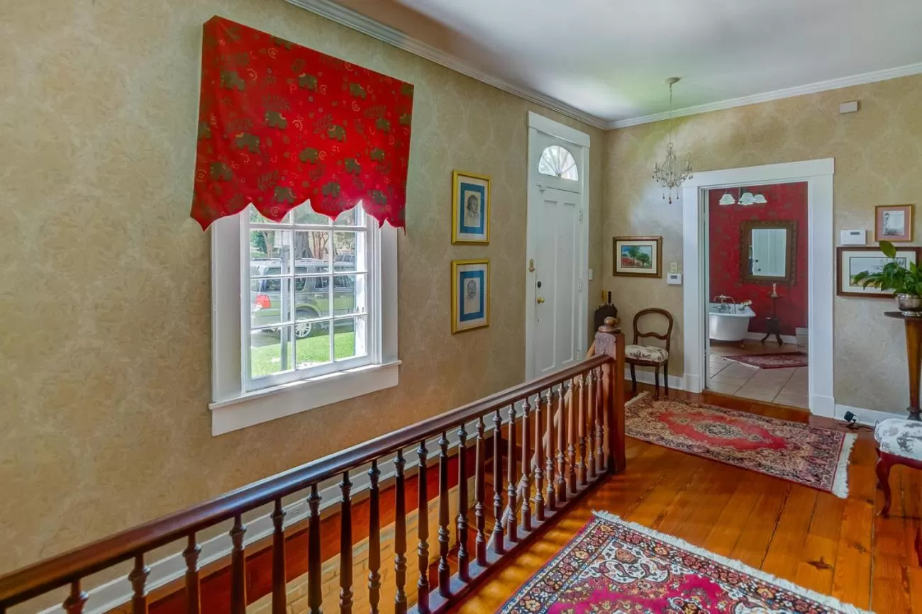 Seating area in Steele Cottage