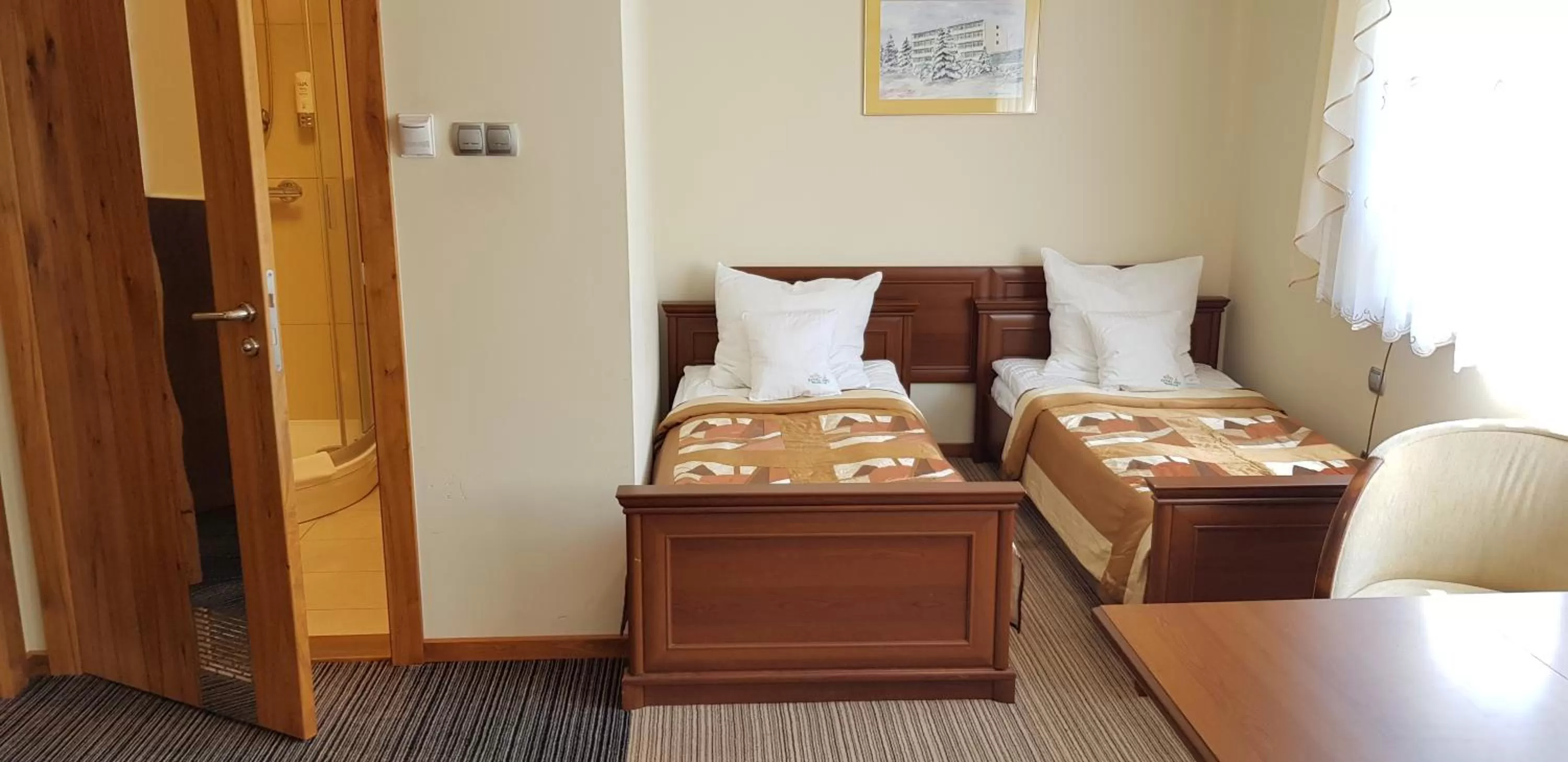 Bed in Ośrodek Natura Zdrój Wellness & SPA