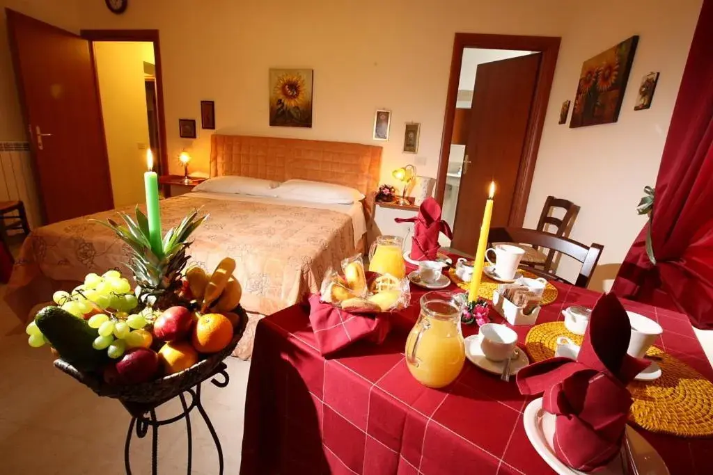 Photo of the whole room, Food in Bed Breakfast And Cappuccino
