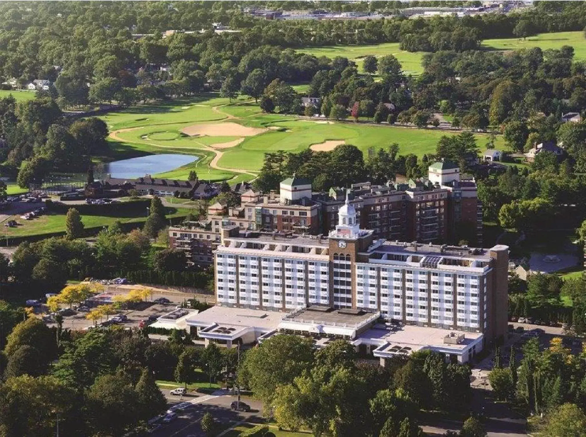 Landmark view, Bird's-eye View in Garden City Hotel