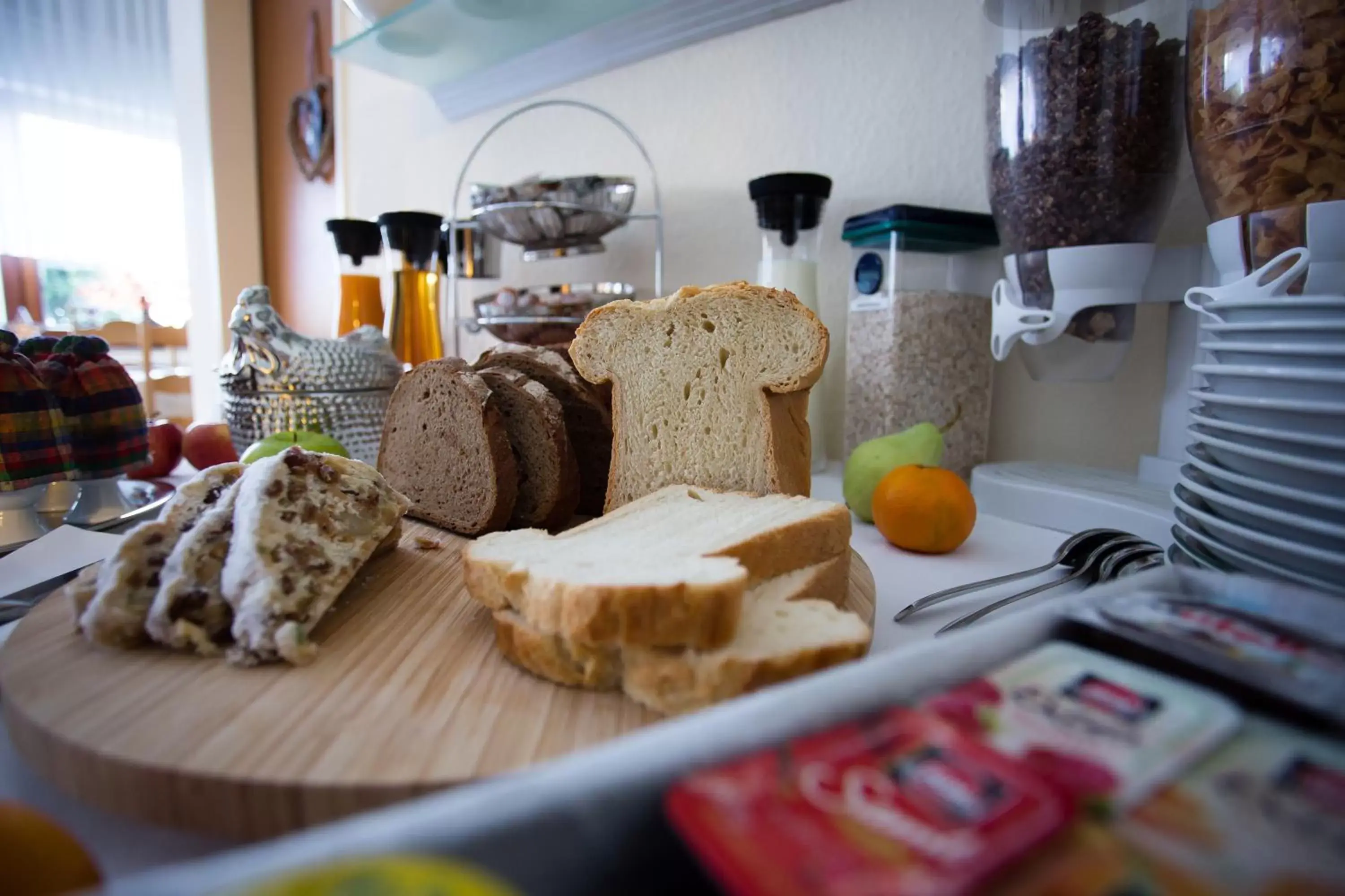 Continental breakfast in Hotel Am Sportpark