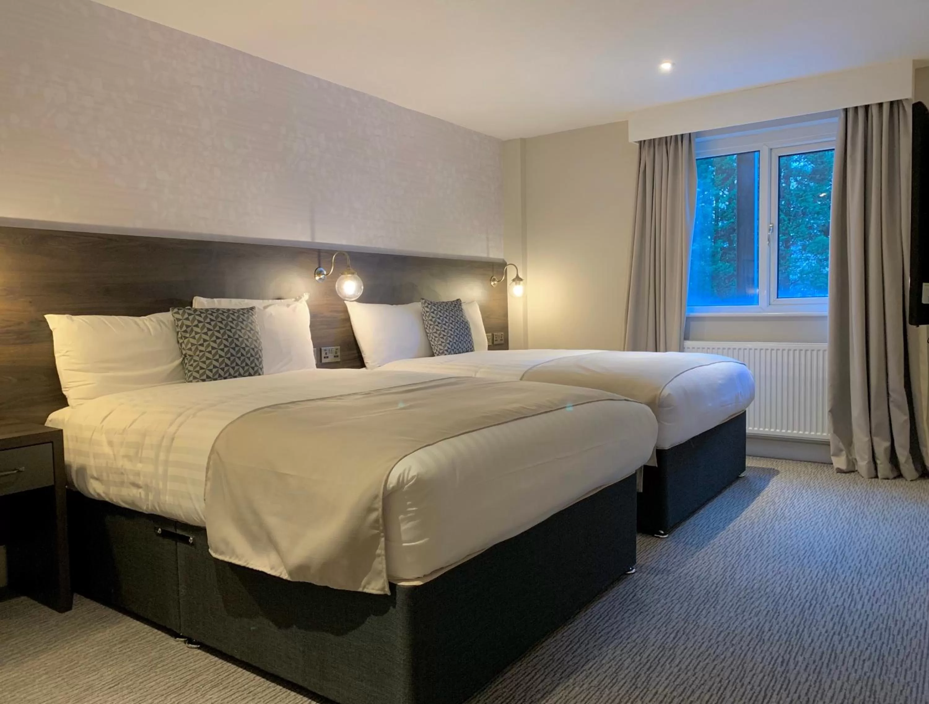 Bed in Trafford Hall Hotel Manchester, Trademark Collection by Wyndham