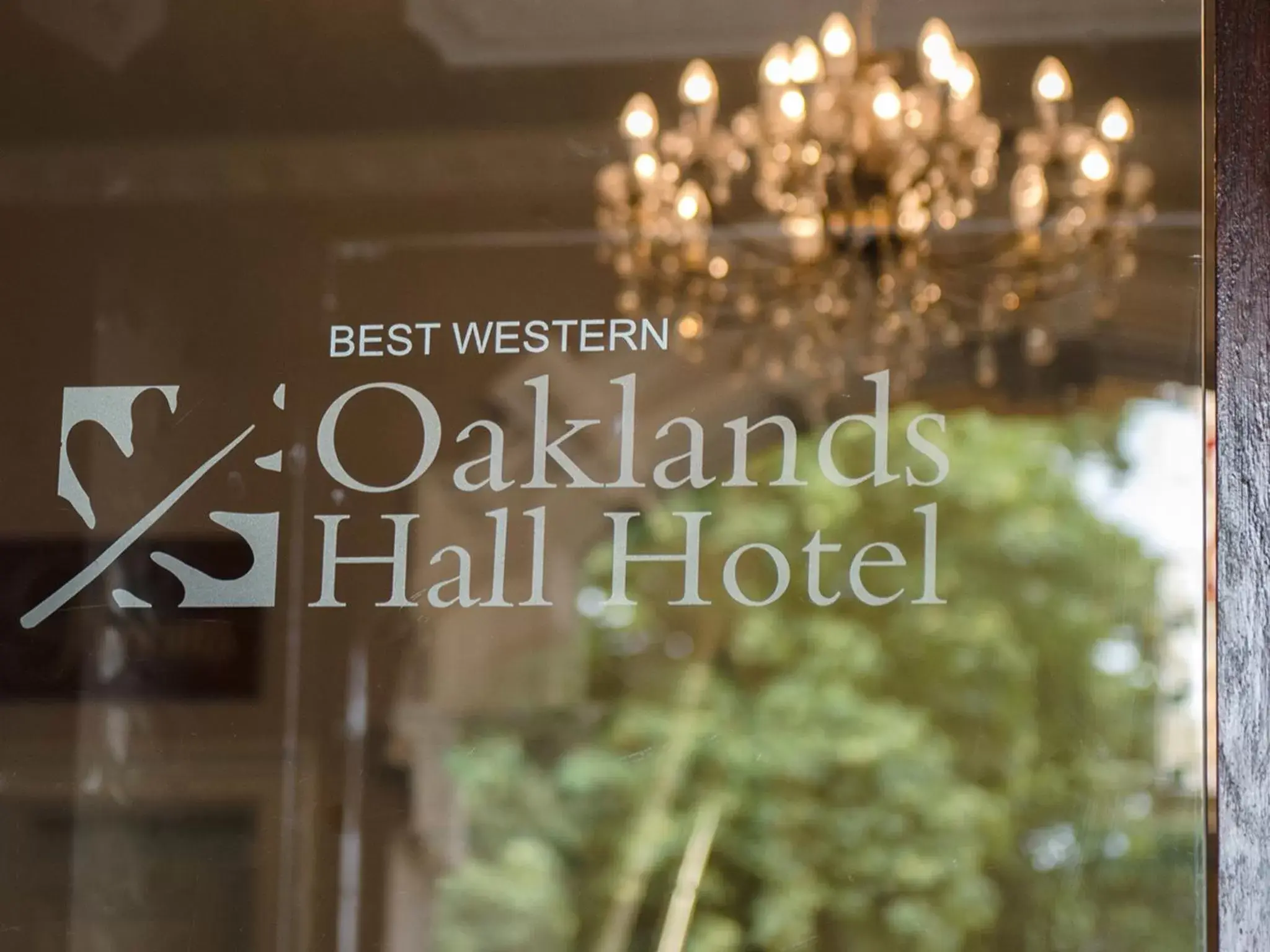 Facade/entrance, Logo/Certificate/Sign/Award in Oaklands Hall Hotel Sure Hotel Collection by Best Western