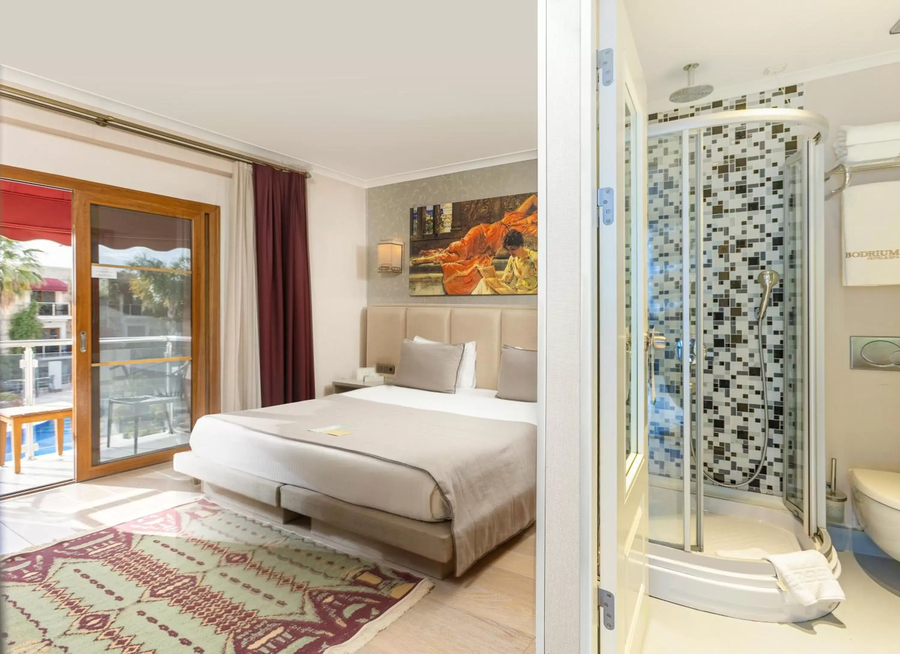 Bed in Bodrium Hotel & Spa
