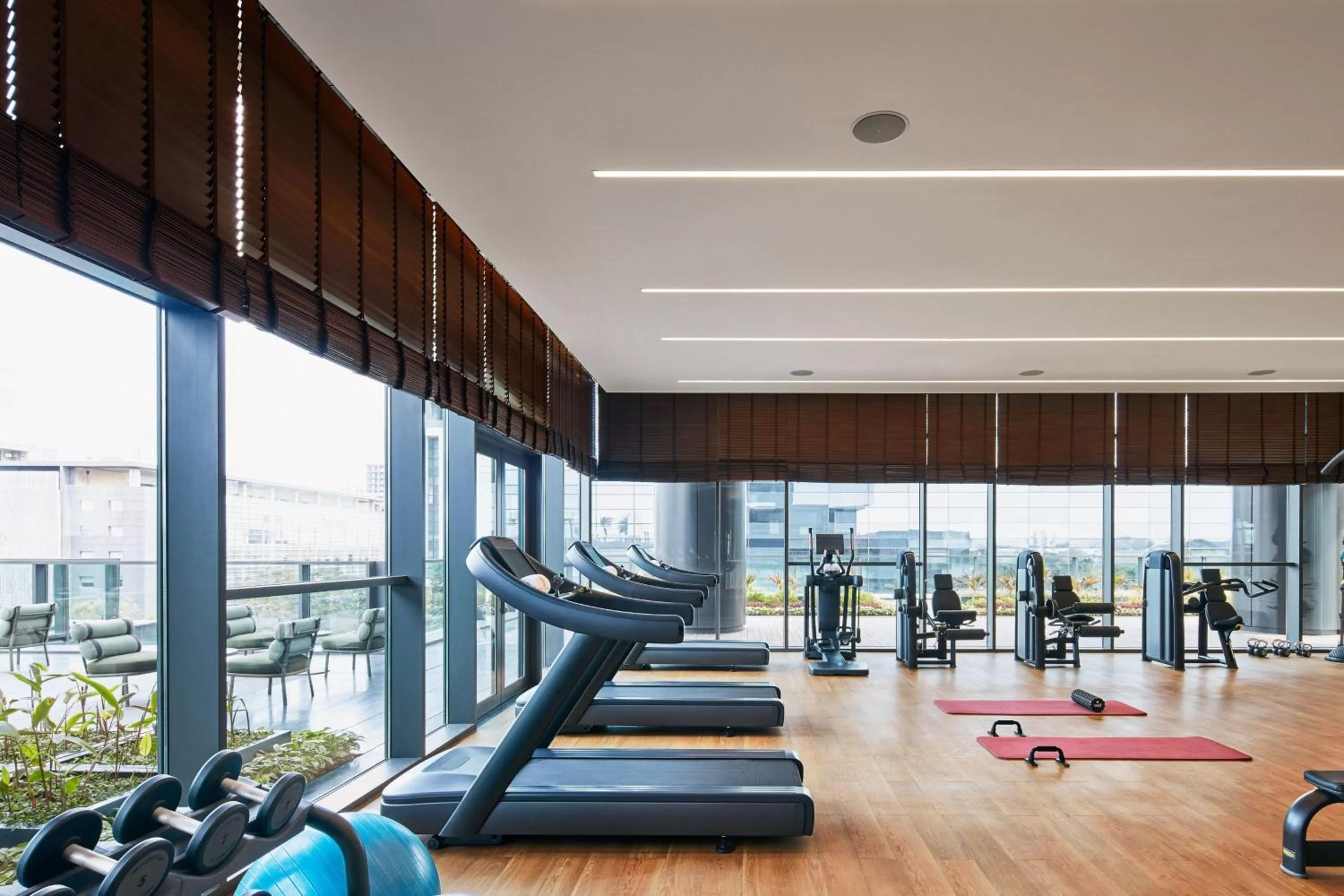 Fitness centre/facilities in The Ritz-Carlton, Pune