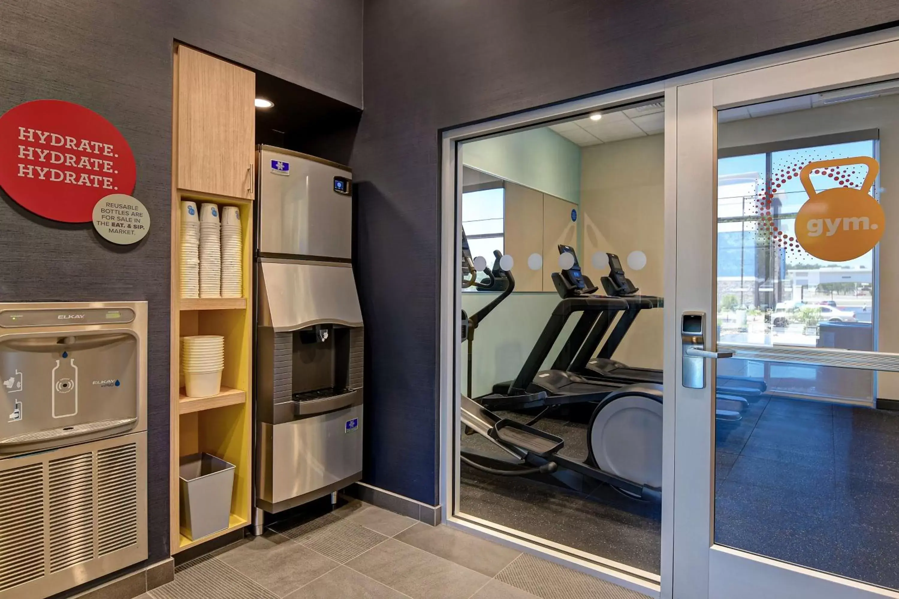 Fitness centre/facilities in Tru By Hilton Rocky Mount, Nc