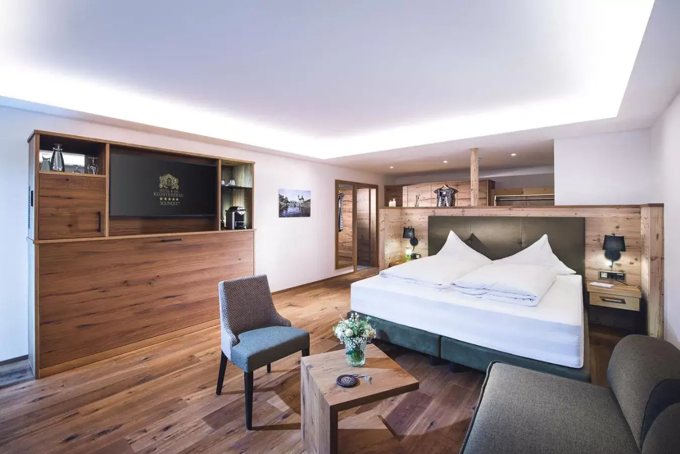 Bed in Hotel Klosterbräu