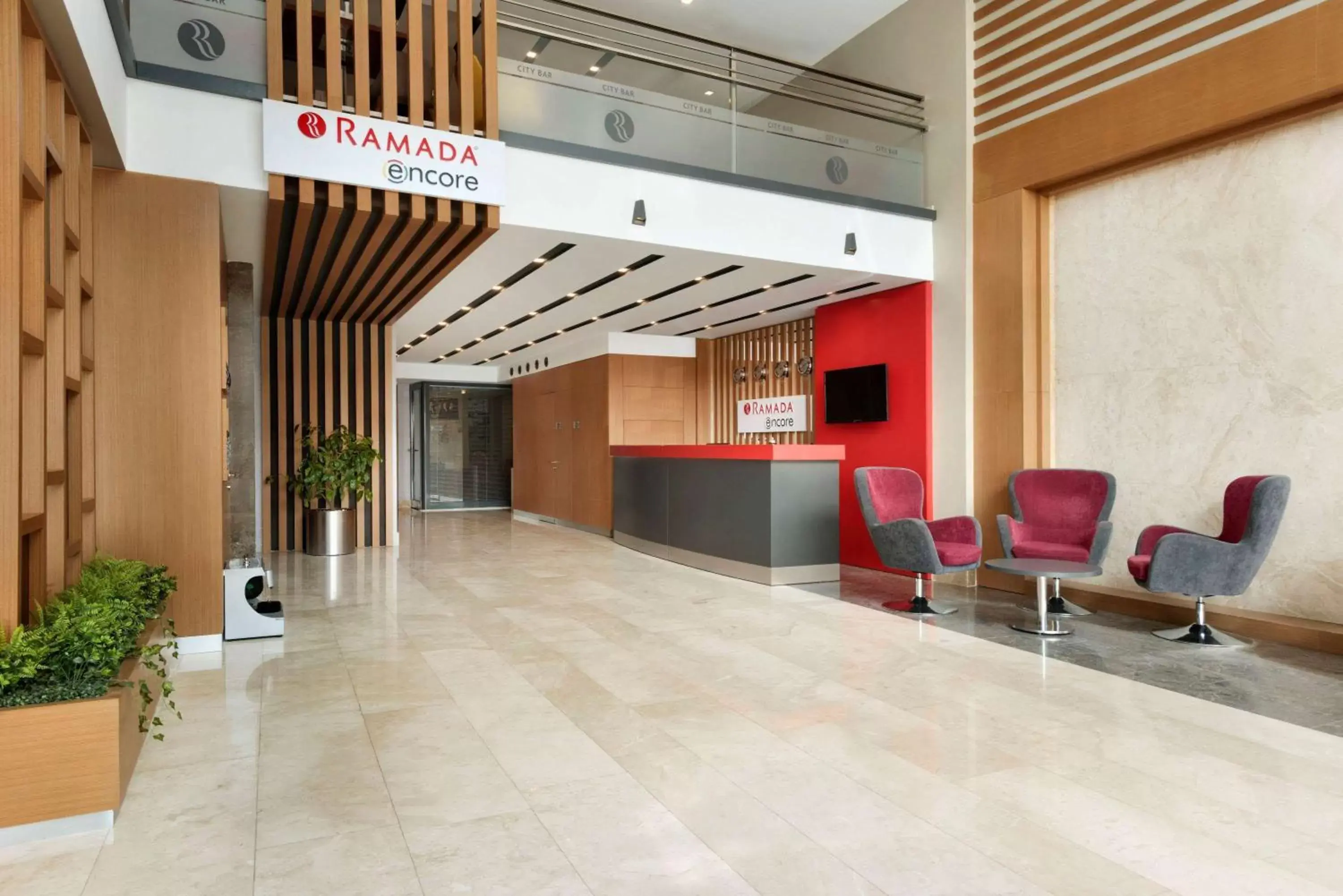 Lobby or reception in Ramada Encore by Wyndham Gebze Lobby or reception in Ramada Encore by Wyndham Gebze