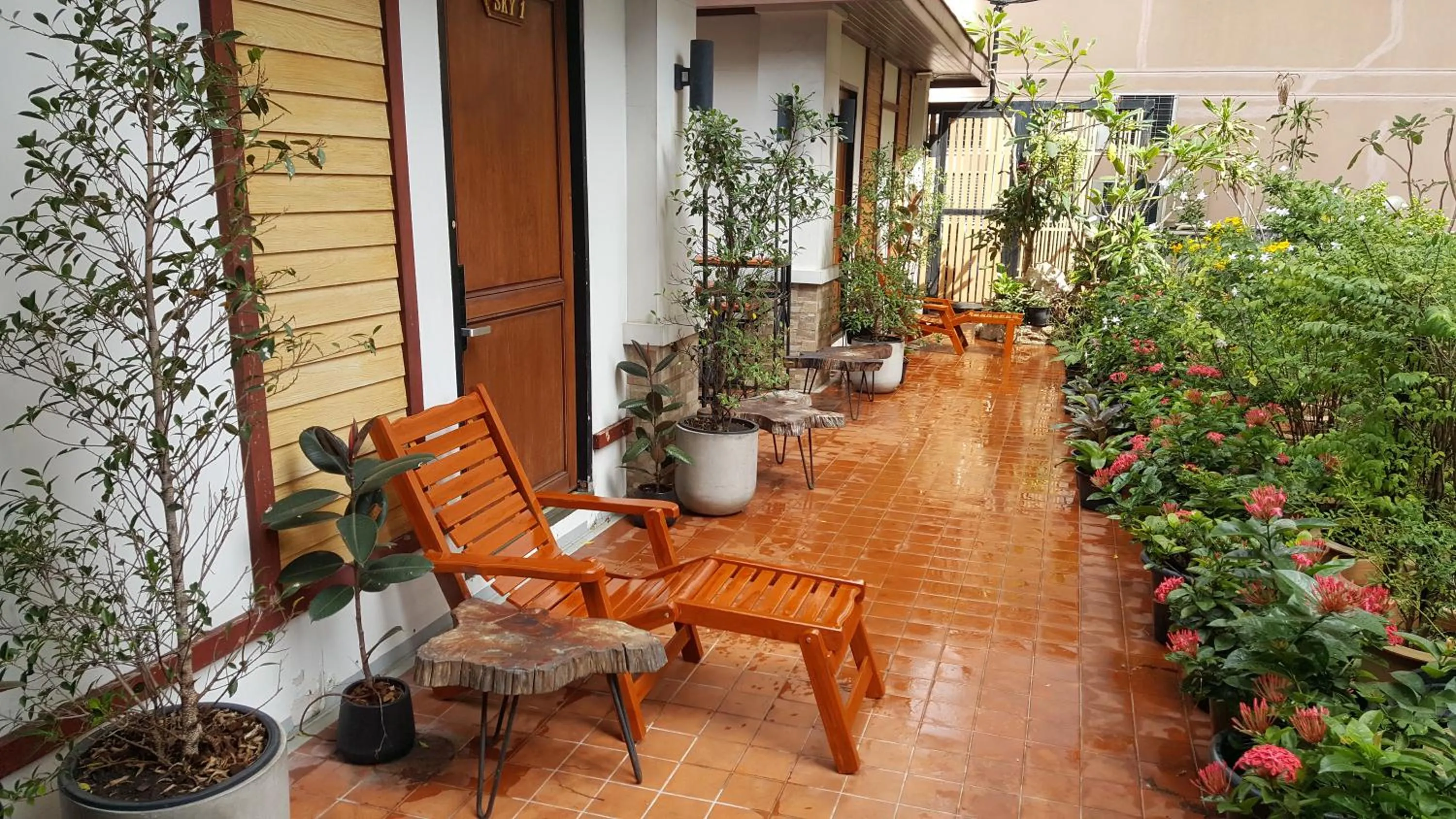 Patio in W 21 Hotel Bangkok