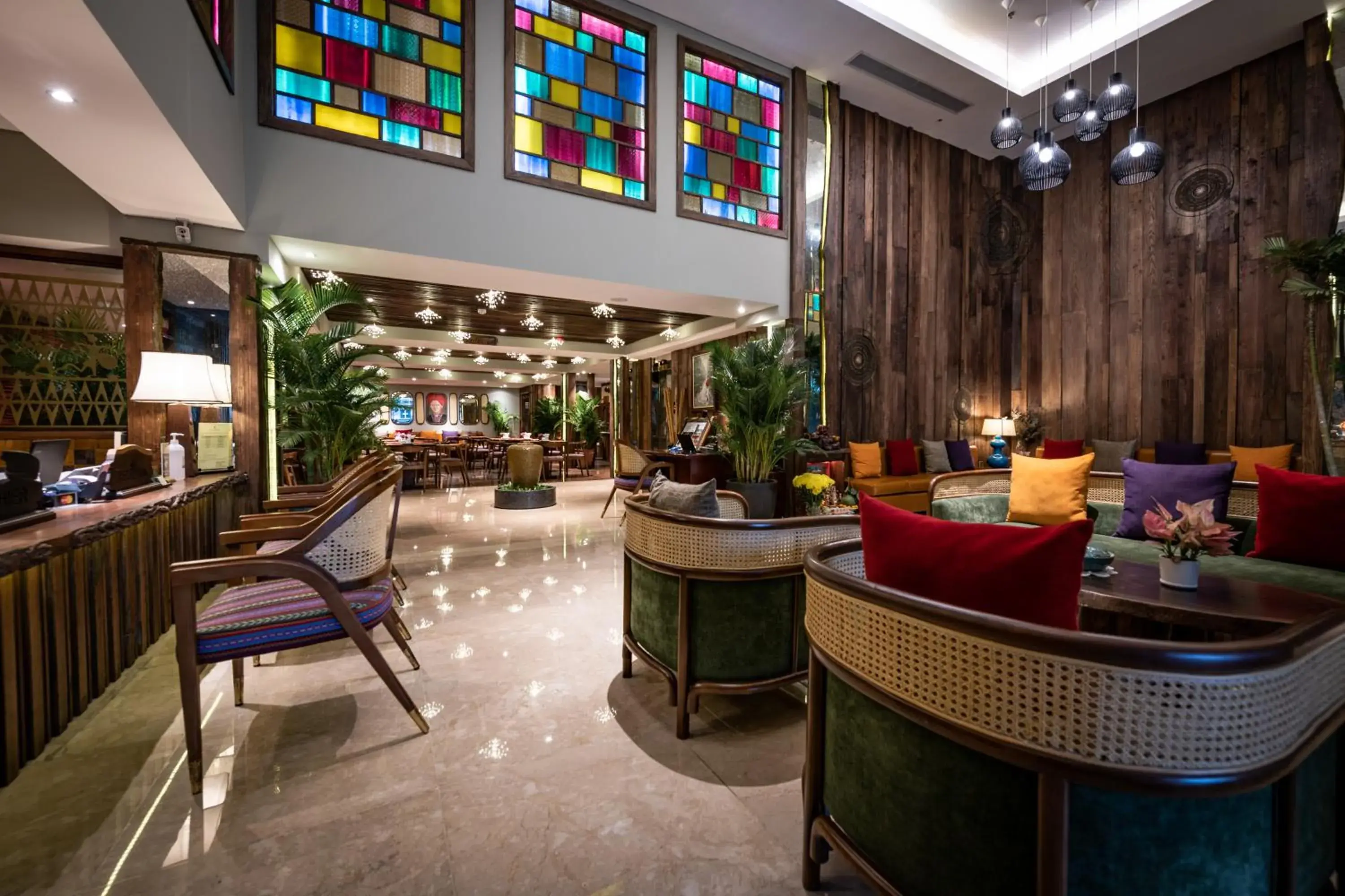 Lobby or reception, Lounge/Bar in Au Lac Legend Hotel