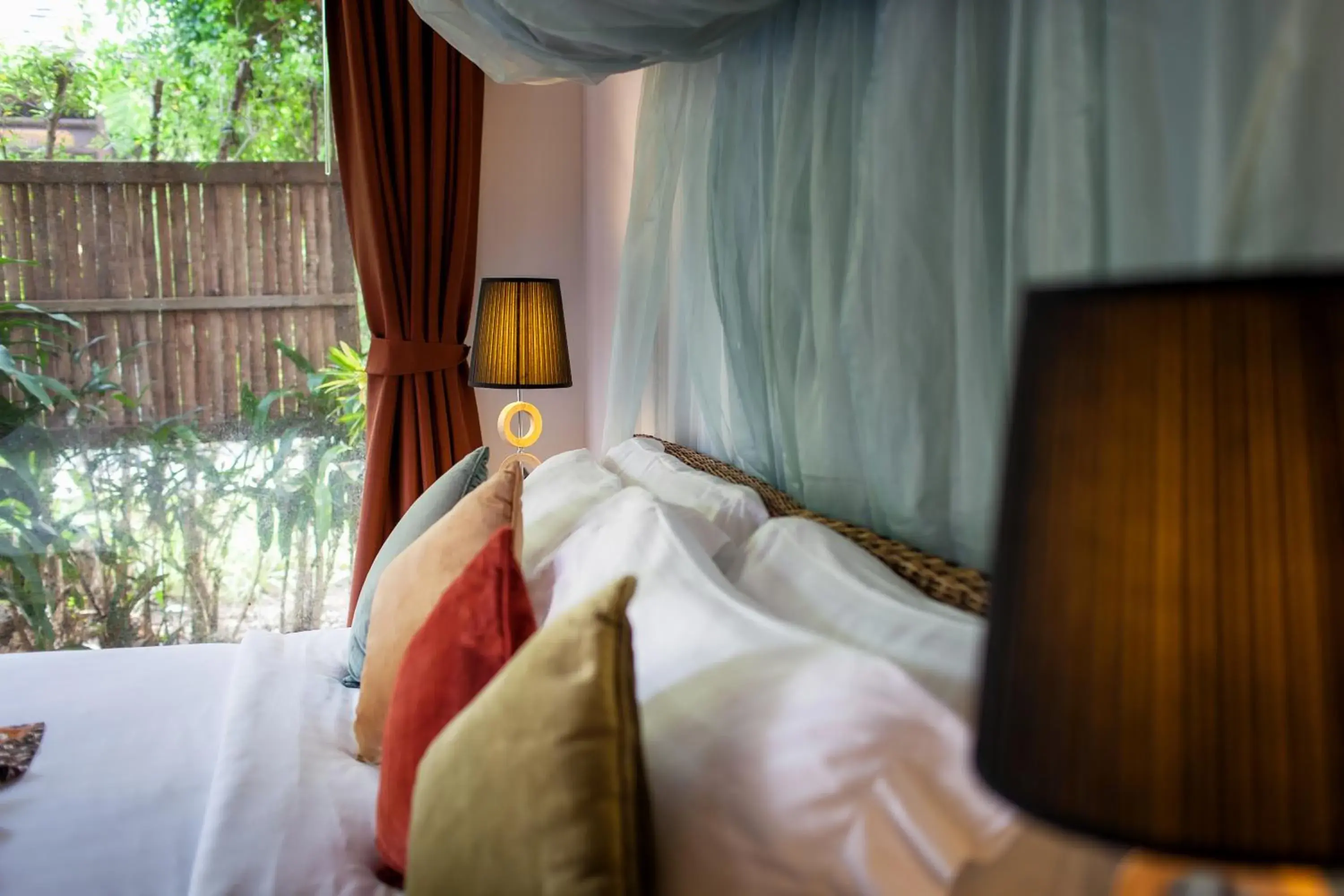 Decorative detail, Bed in Tango Luxe Beach Villa, Koh Samui - SHA Extra Plus