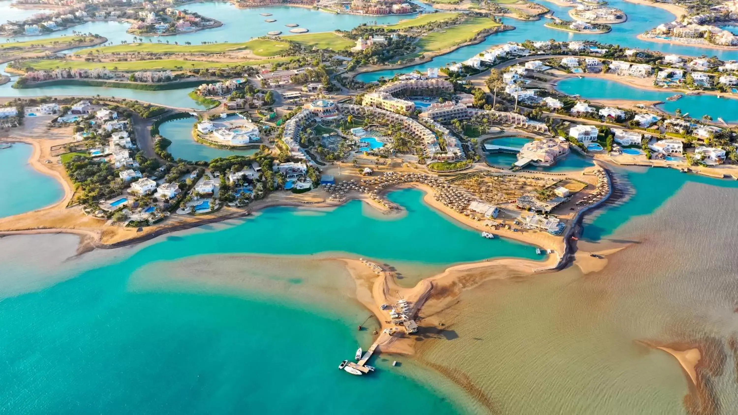 Natural landscape, Bird's-eye View in Club Paradisio El Gouna Red Sea