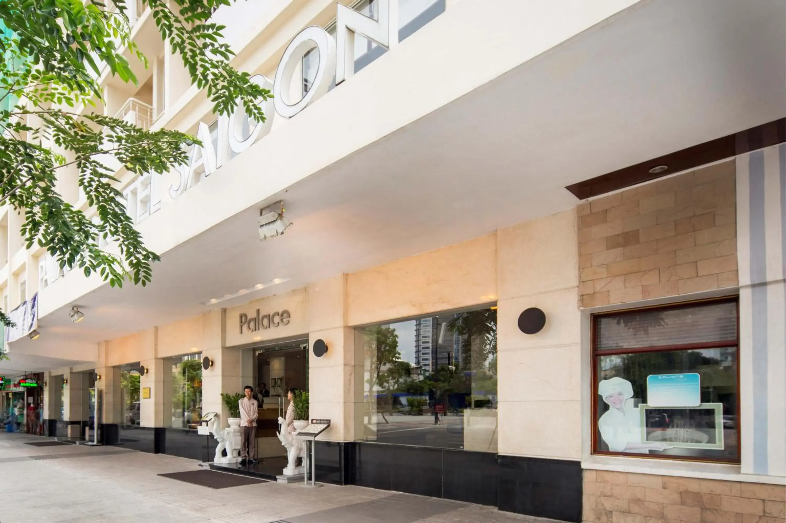 Facade/entrance in Palace Hotel Saigon