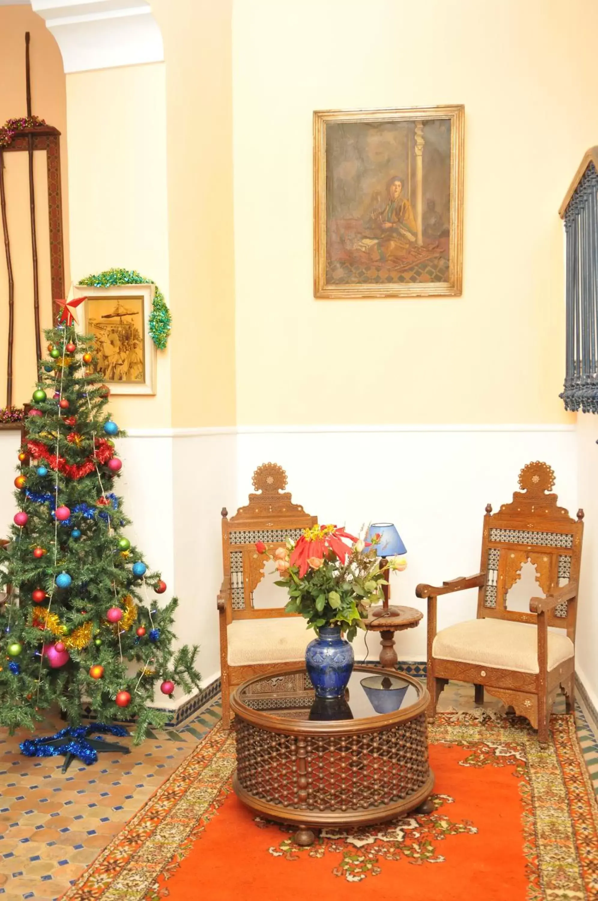 Seating area in Hotel Continental