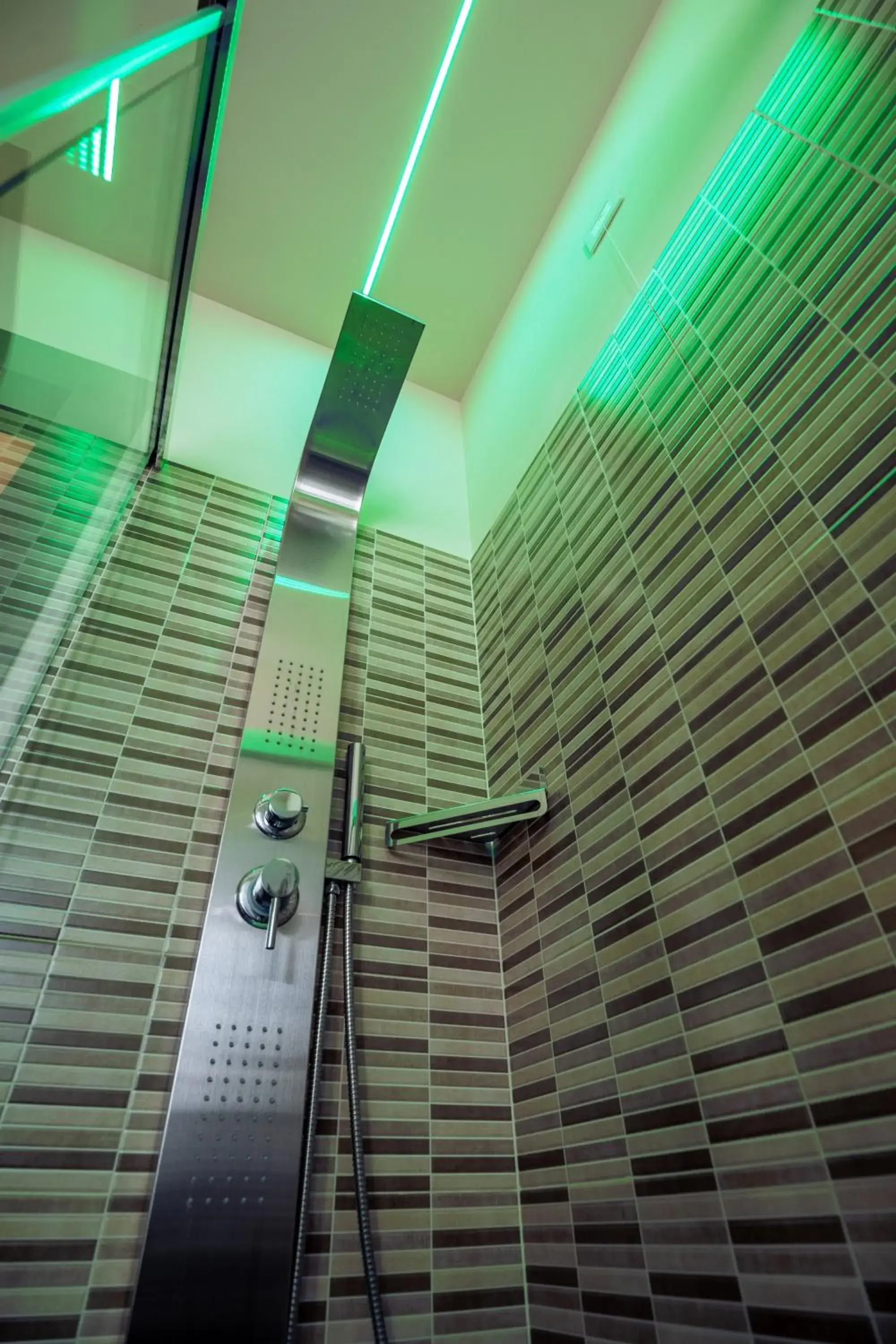 Shower, Bathroom in Hotel Torre Del Sud