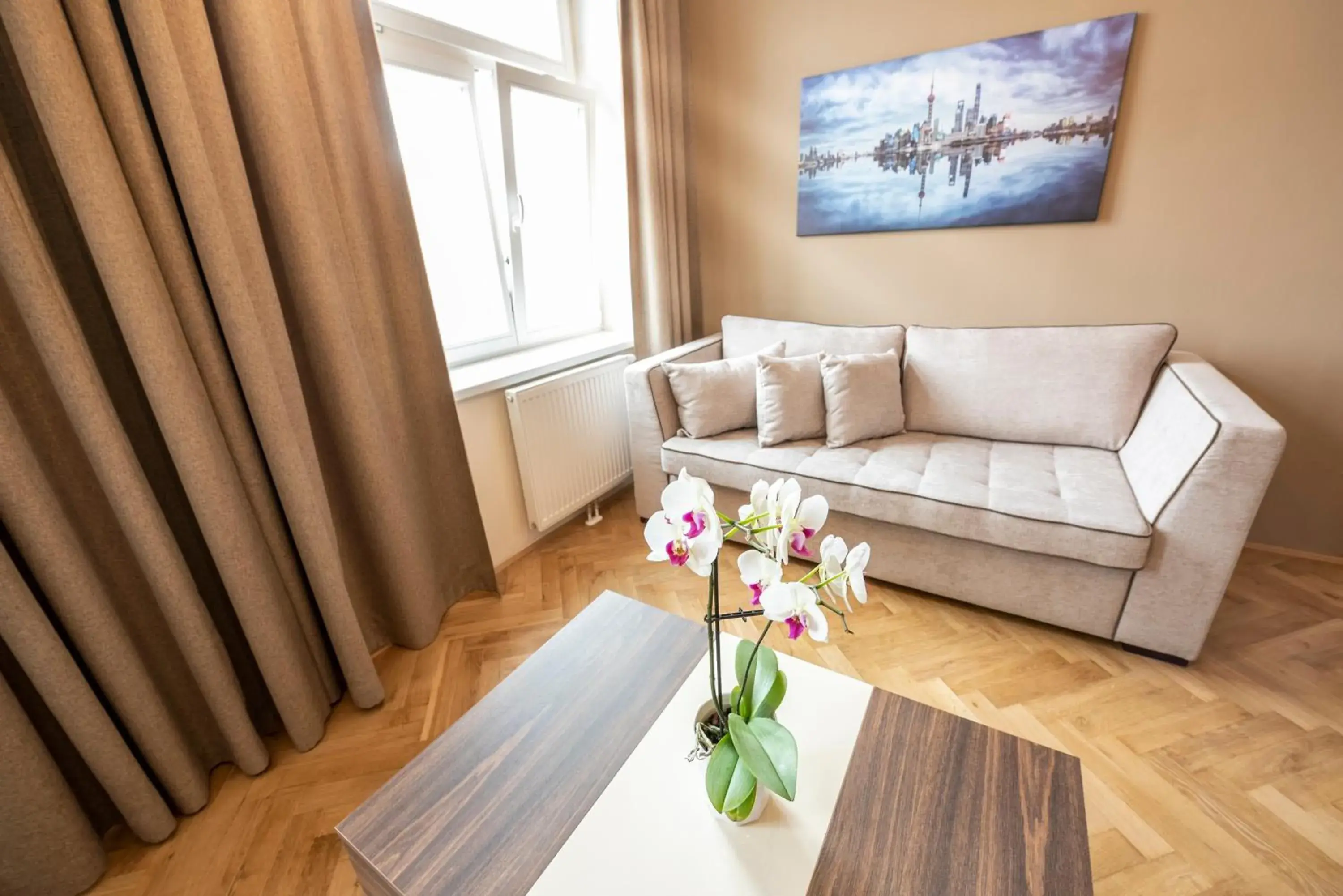 Seating Area in Letna Garden Suites