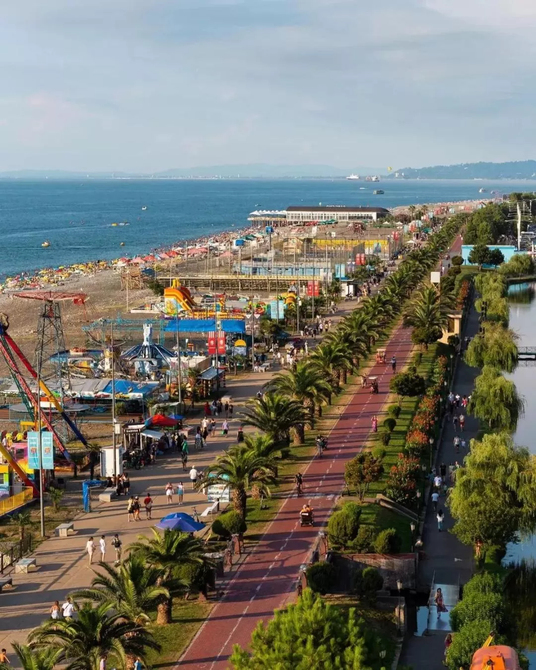 Beach in Orbi City Batumi With Sea View