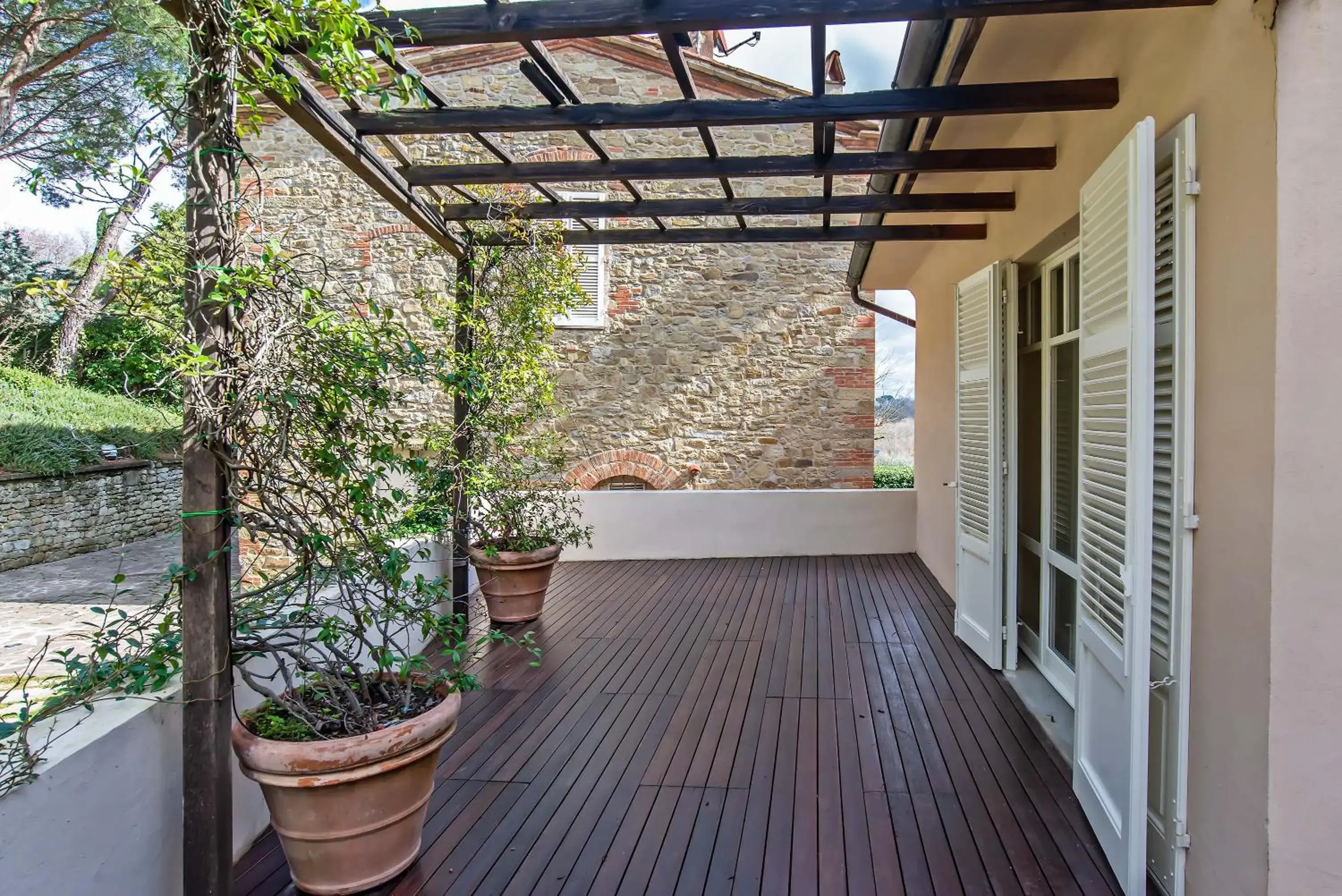 Balcony/Terrace in Villa Cassia di Baccano