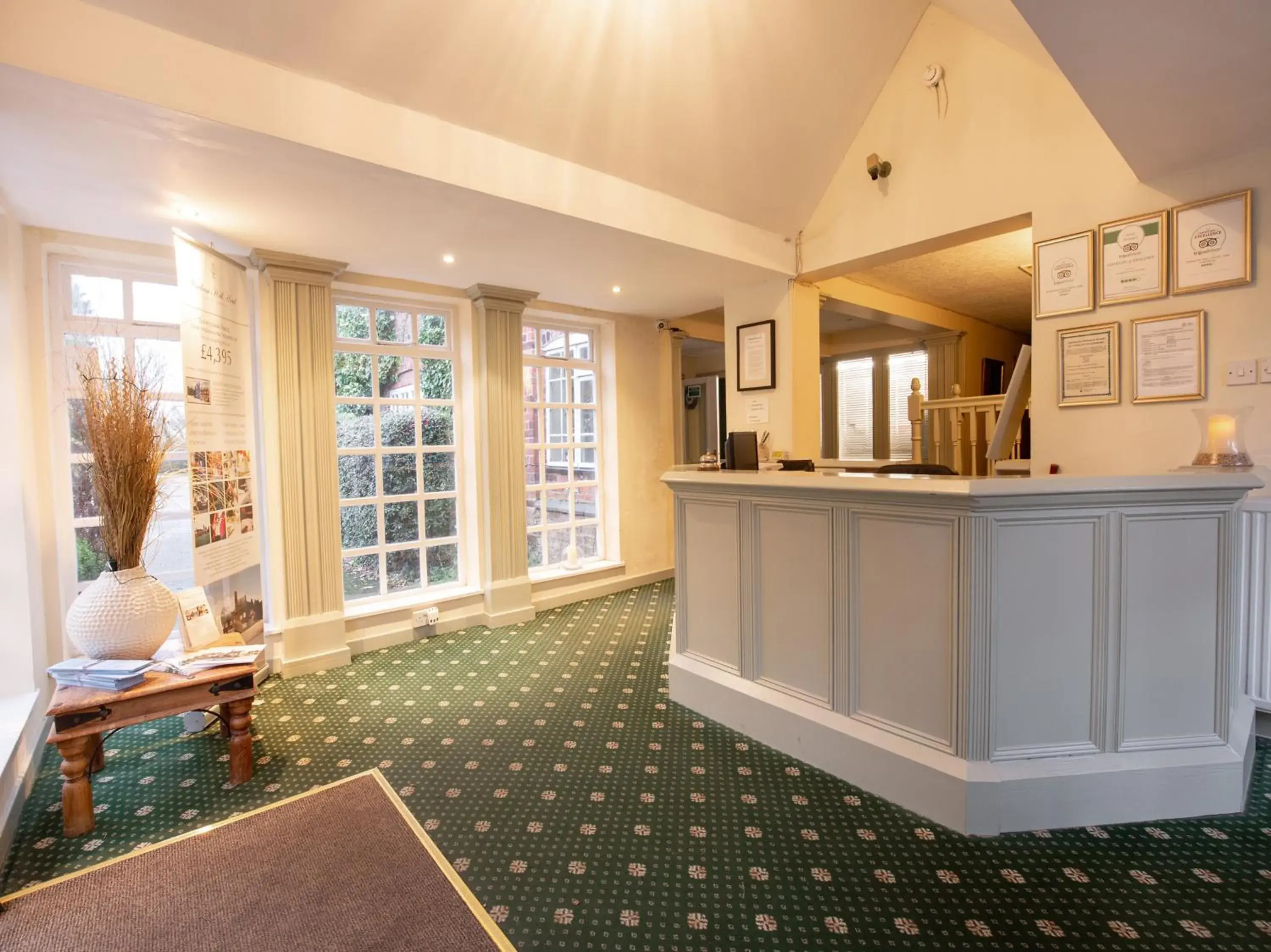 Lobby/Reception in Wincham Hall Hotel