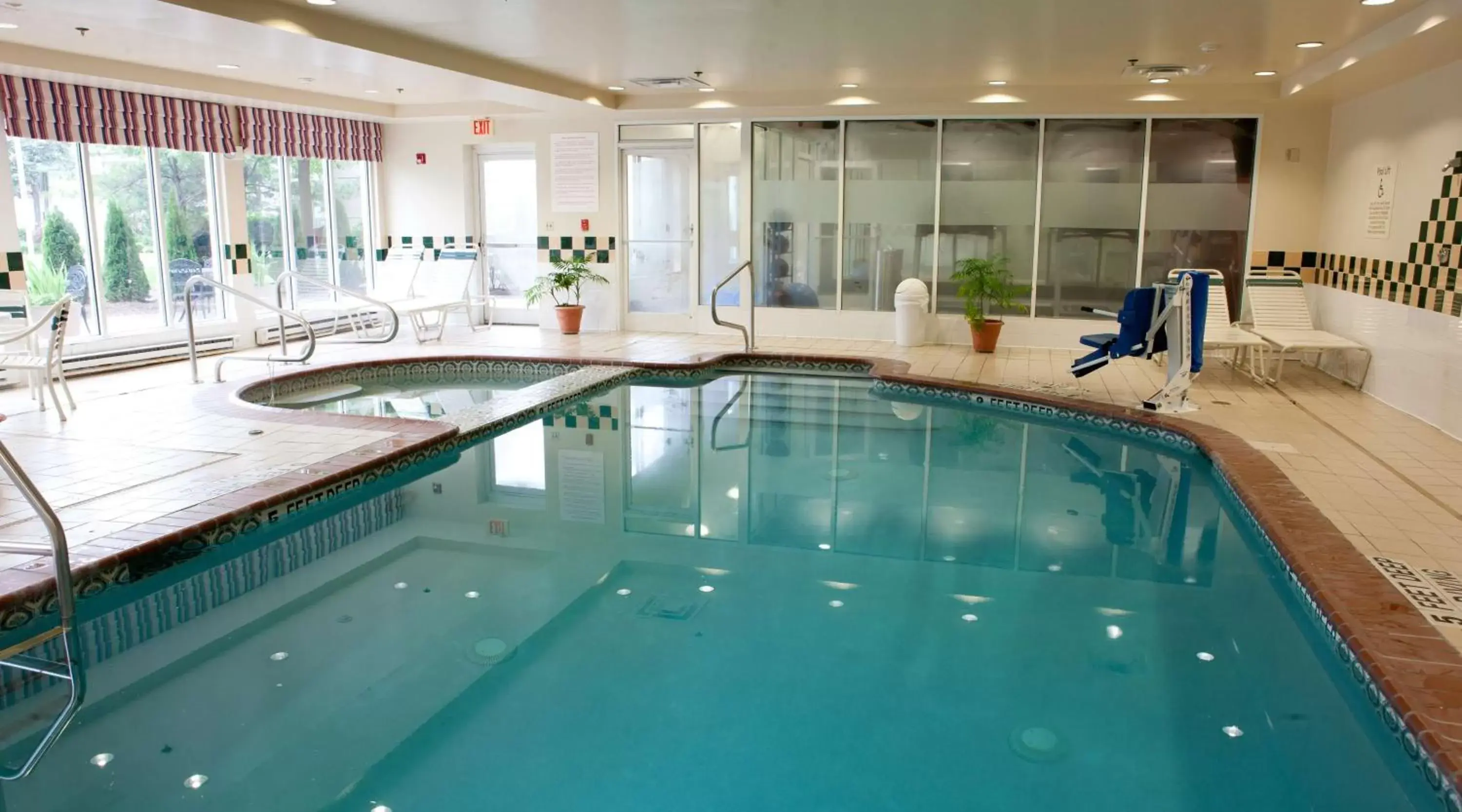 Pool view, Swimming Pool in Hilton Garden Inn Secaucus/Meadowlands