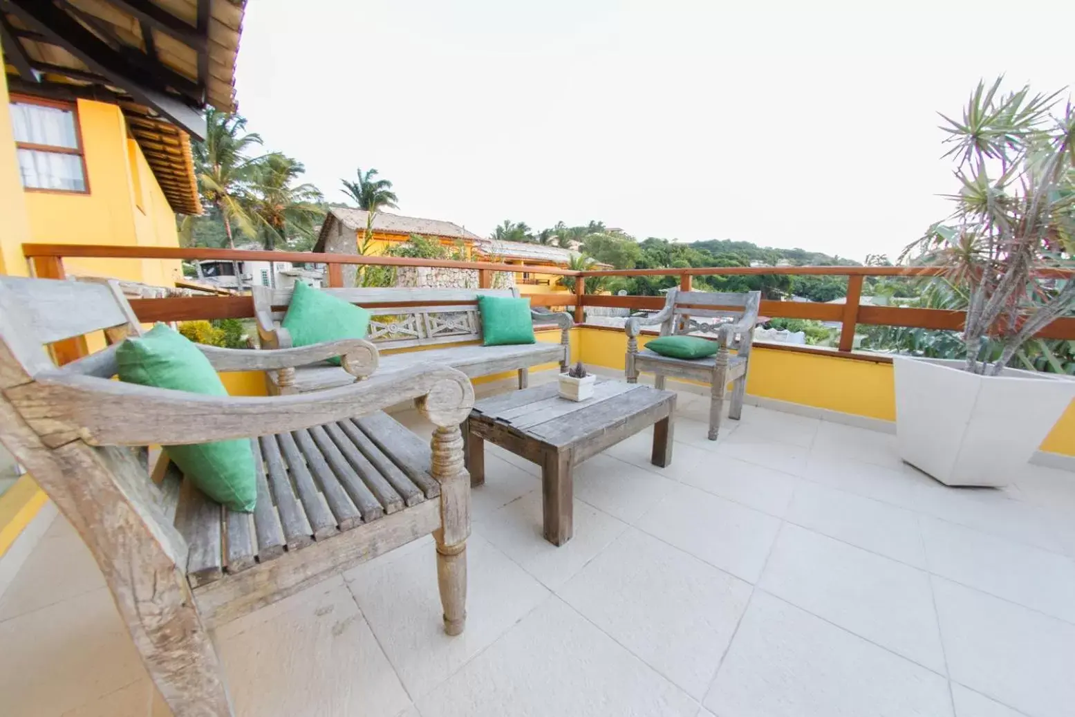 Balcony/Terrace in Pousada João Fernandes